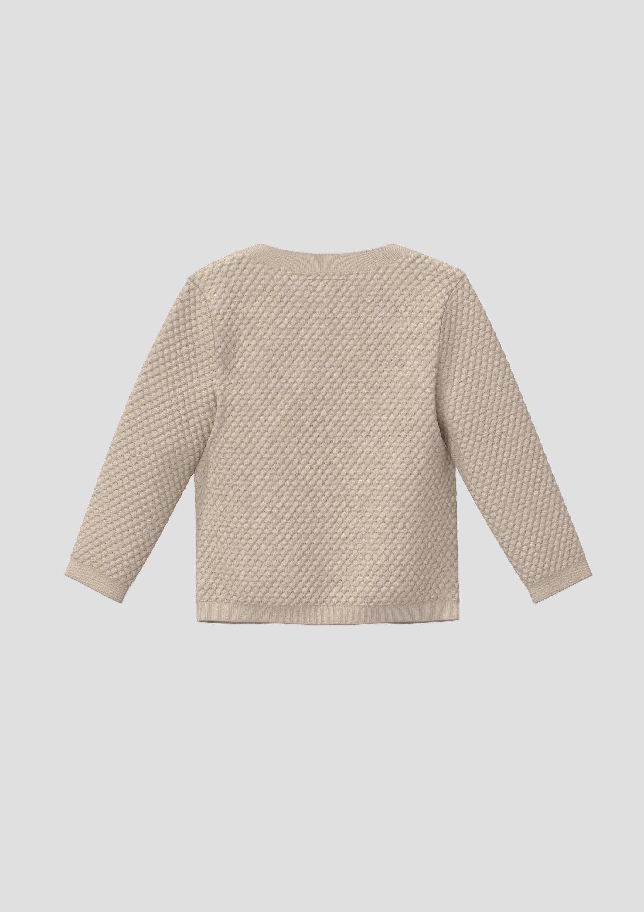 s.Oliver Cardigan Strickjacke Unisex Strickjacke mit Strukturmuster – Bild 2 von 3