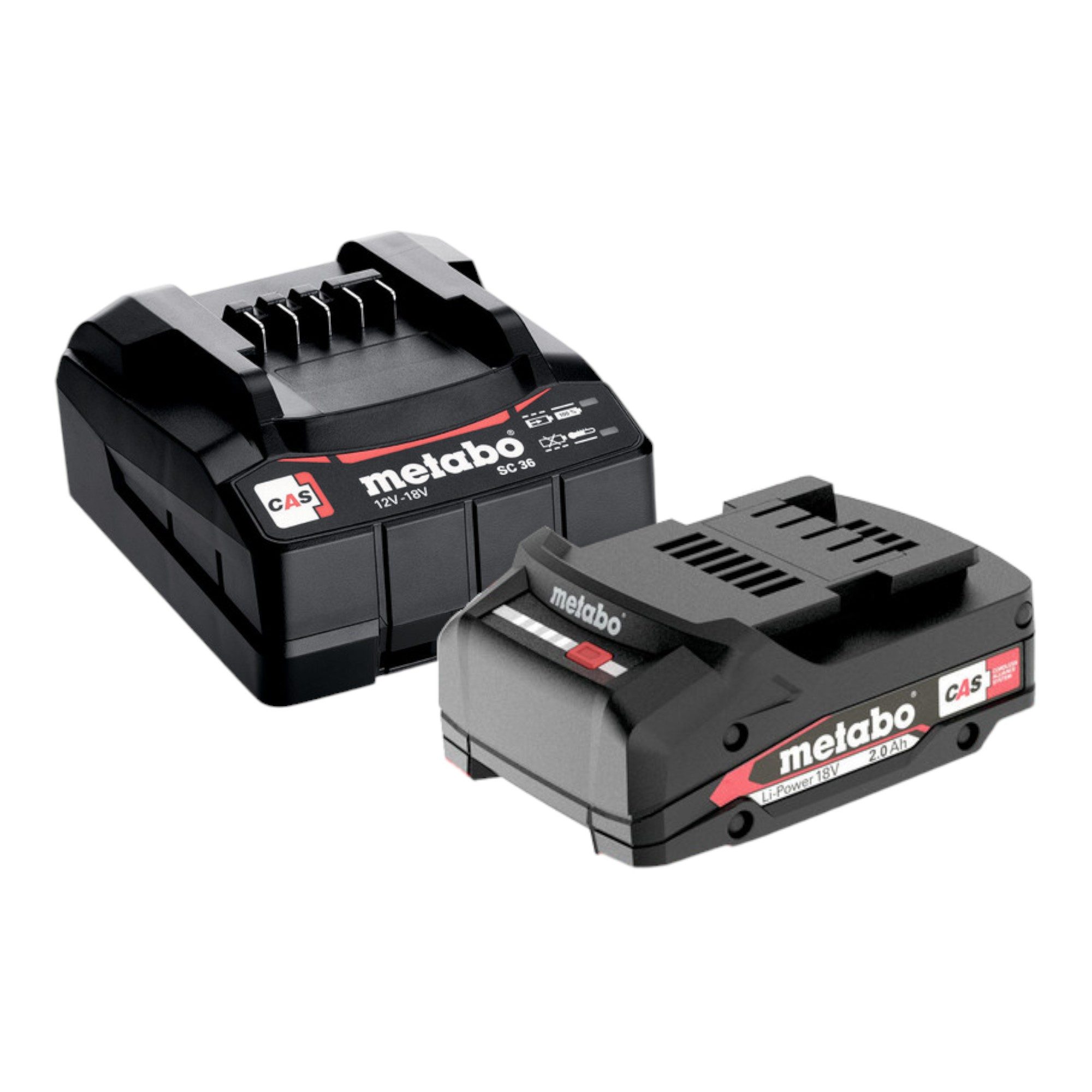metabo Werkstattpresse FP 18 LTX Akku Fettpresse 18 V 690 bar + 1x Akku 2,0 Ah + Ladegerät