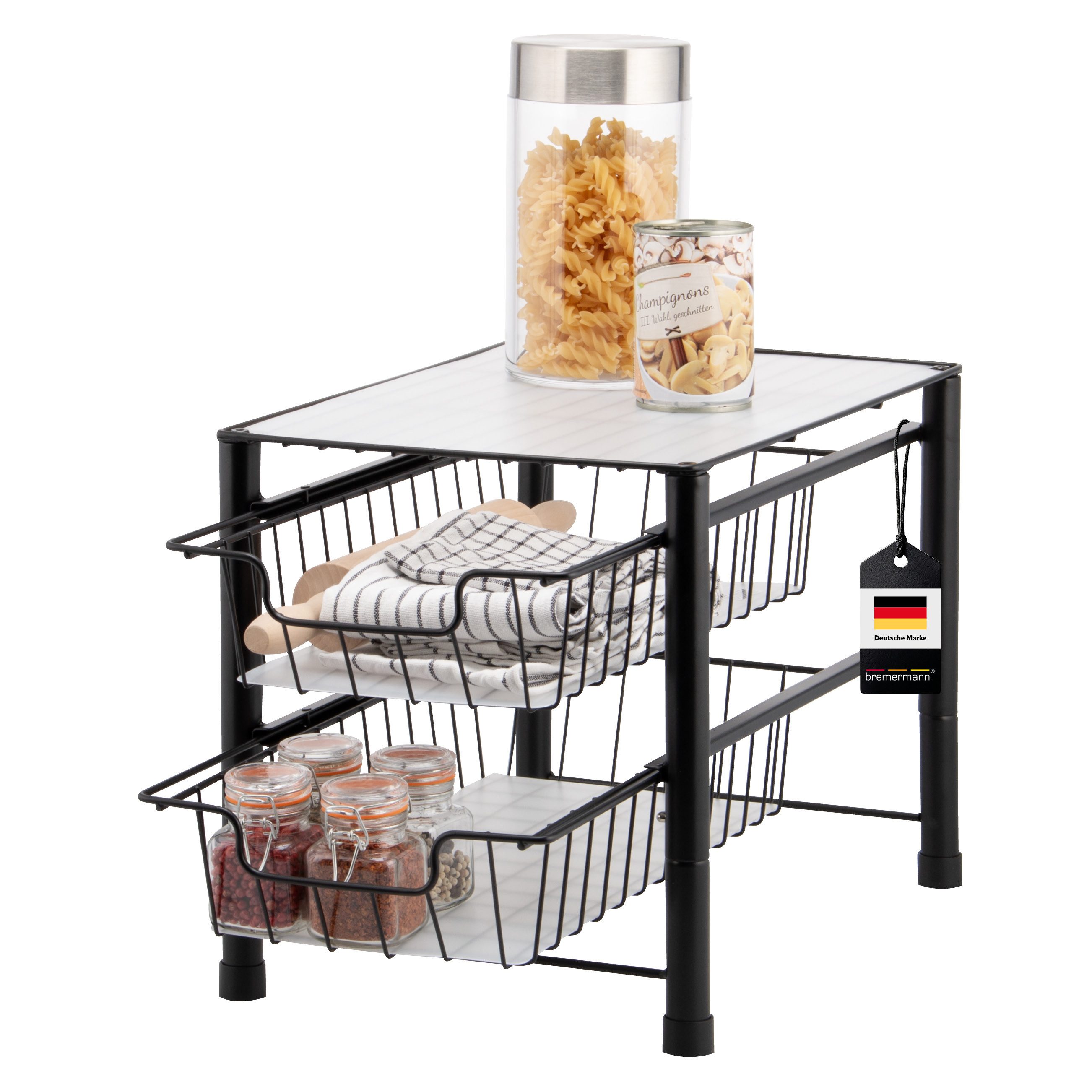 bremermann Küchenregal Schubladenregal 2 Auszüge, Küchenregal, Auszug Etage günstig online kaufen