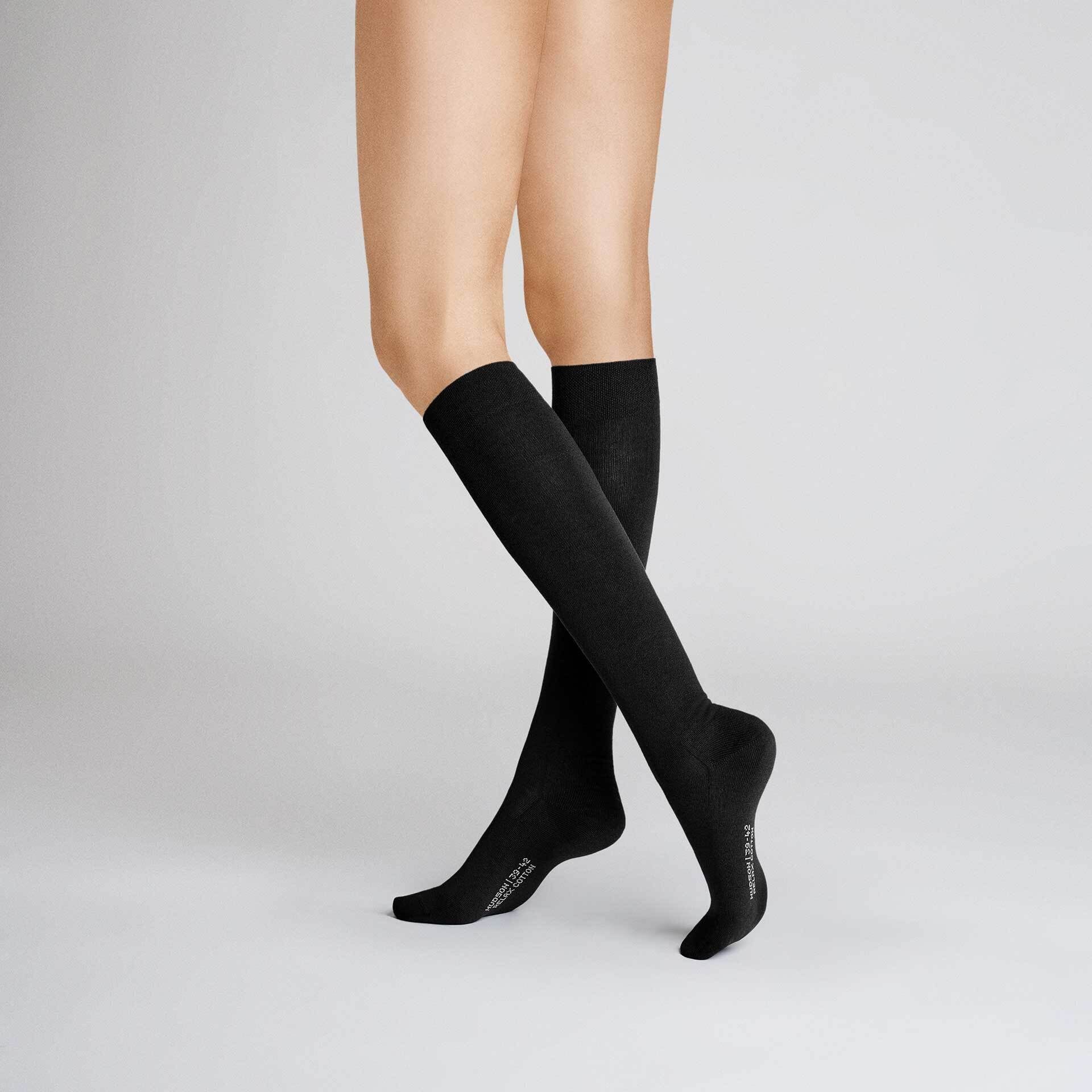 hudson relax cotton herren kniestrümpfe