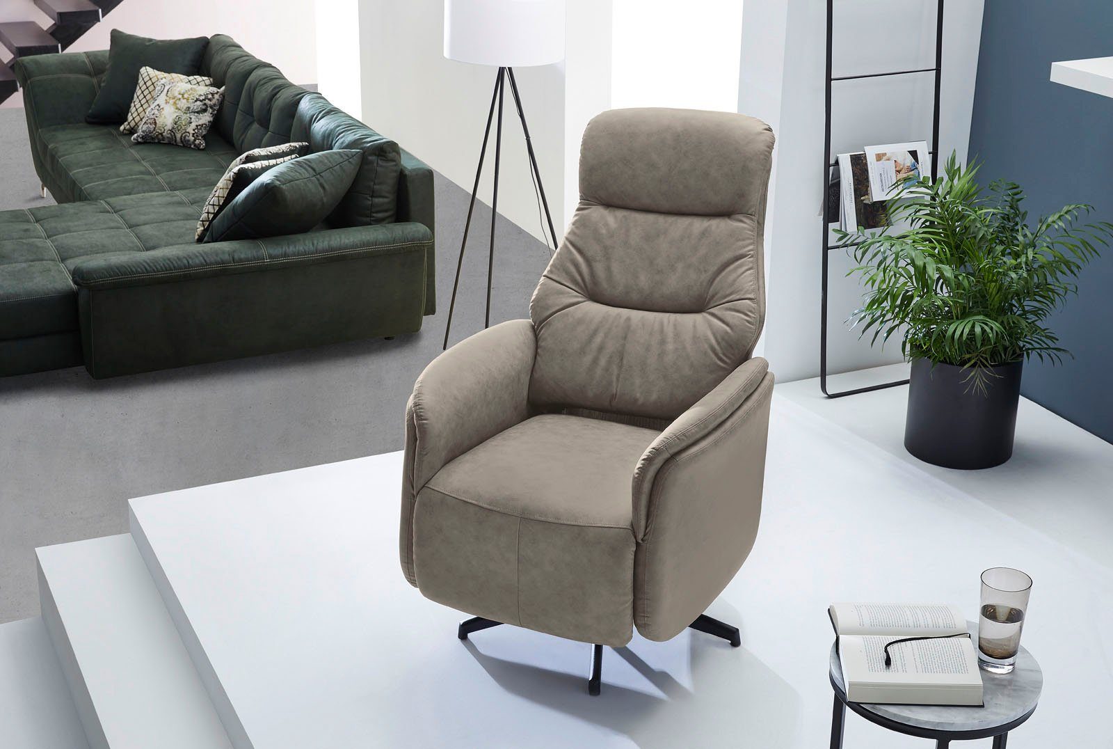 Jockenhöfer Gruppe TV-Sessel Doro, B: 73 cm, Sitzhöhe: 50 cm, elektr. Relaxfunktion, 2 Motoren, separate Steuerung Fuß- & Rückenteil