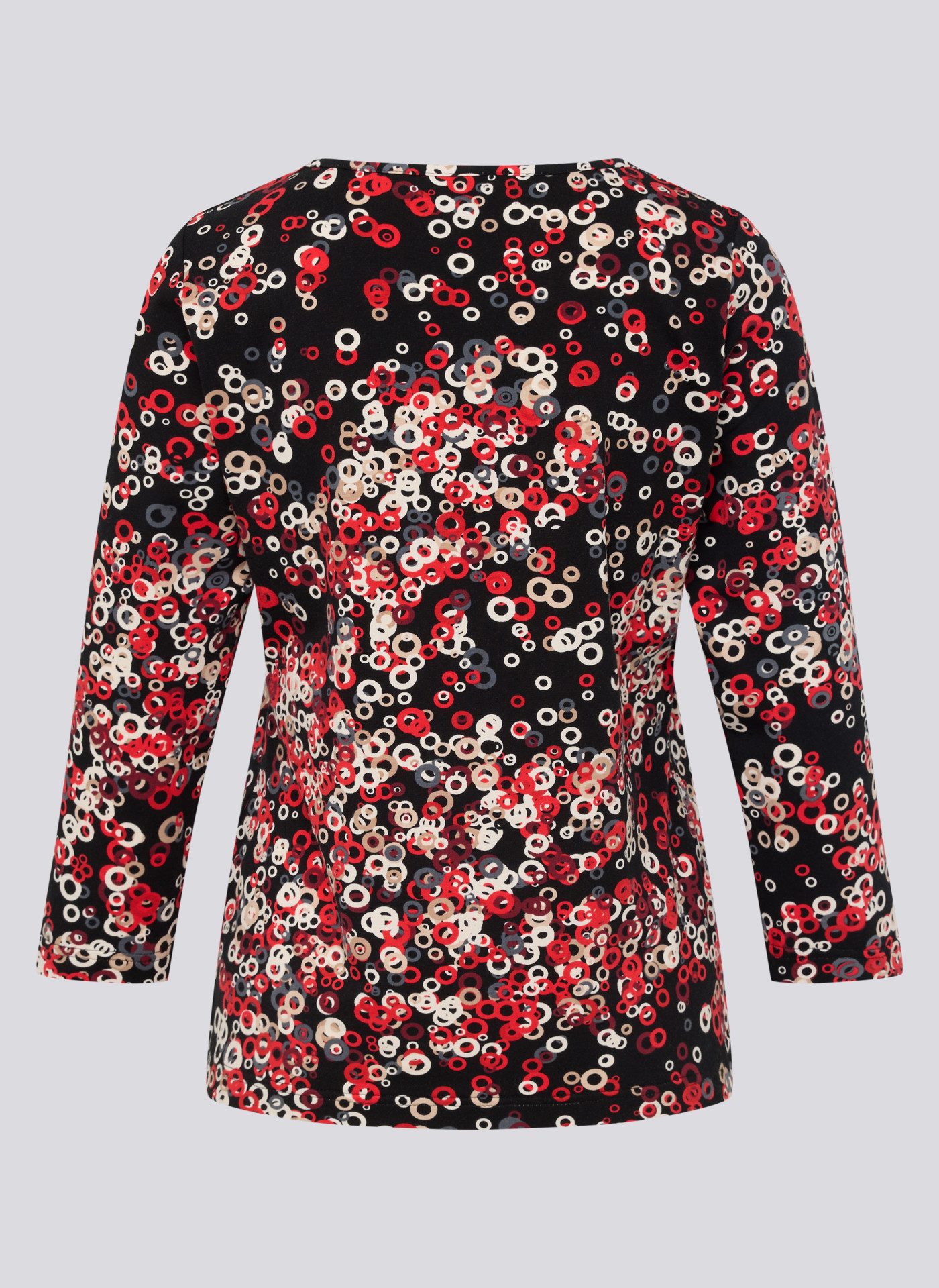 Rabe 3/4-Arm-Shirt mit Rundhals, gemustert