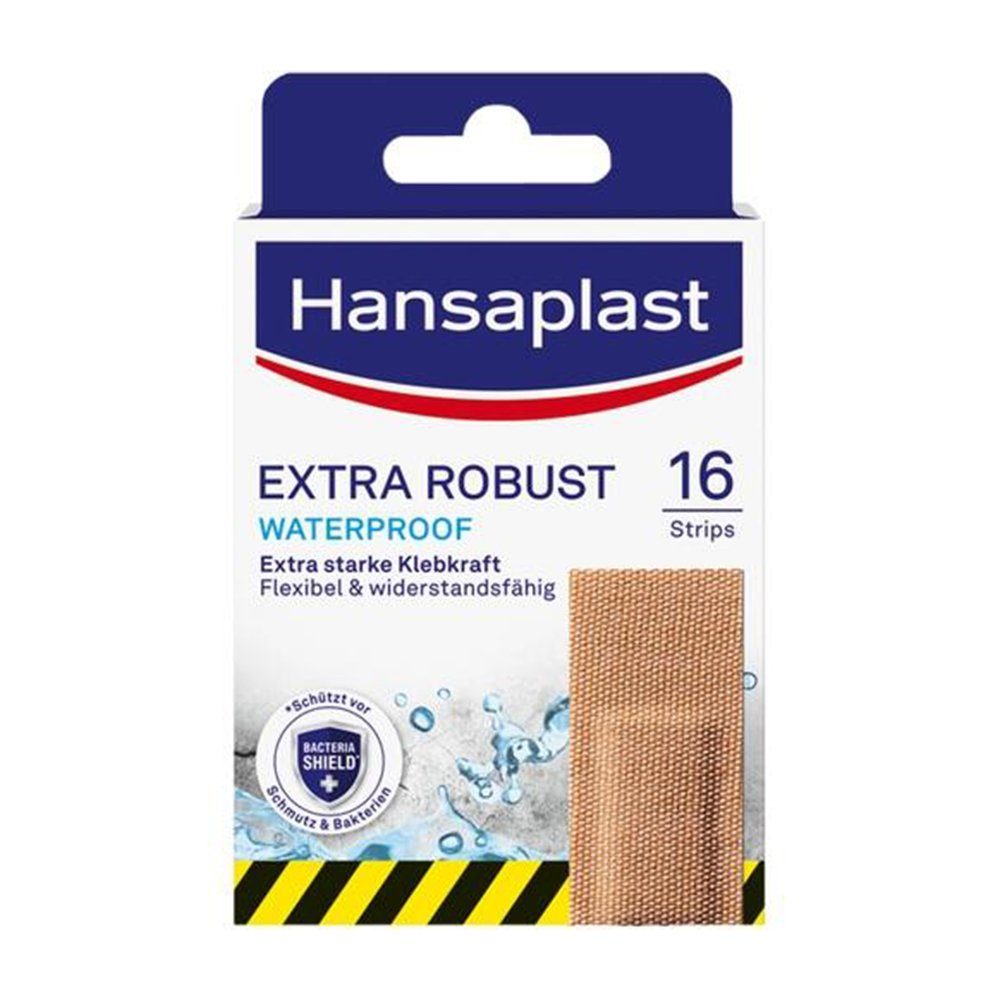 Beiersdorf AG Pflaster HANSAPLAST extra robust wasserdicht Pflasterstrips 16 St (16 St)