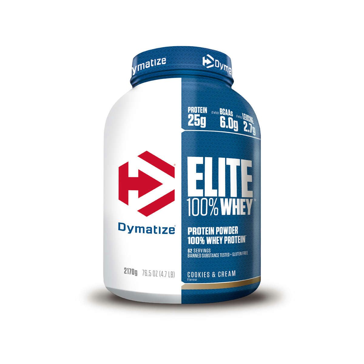 Dymatize Сыворотка Protein Pulver Shake Elite 100% Isolat Cookies & Cream 2170 g Pulver, 2170 g