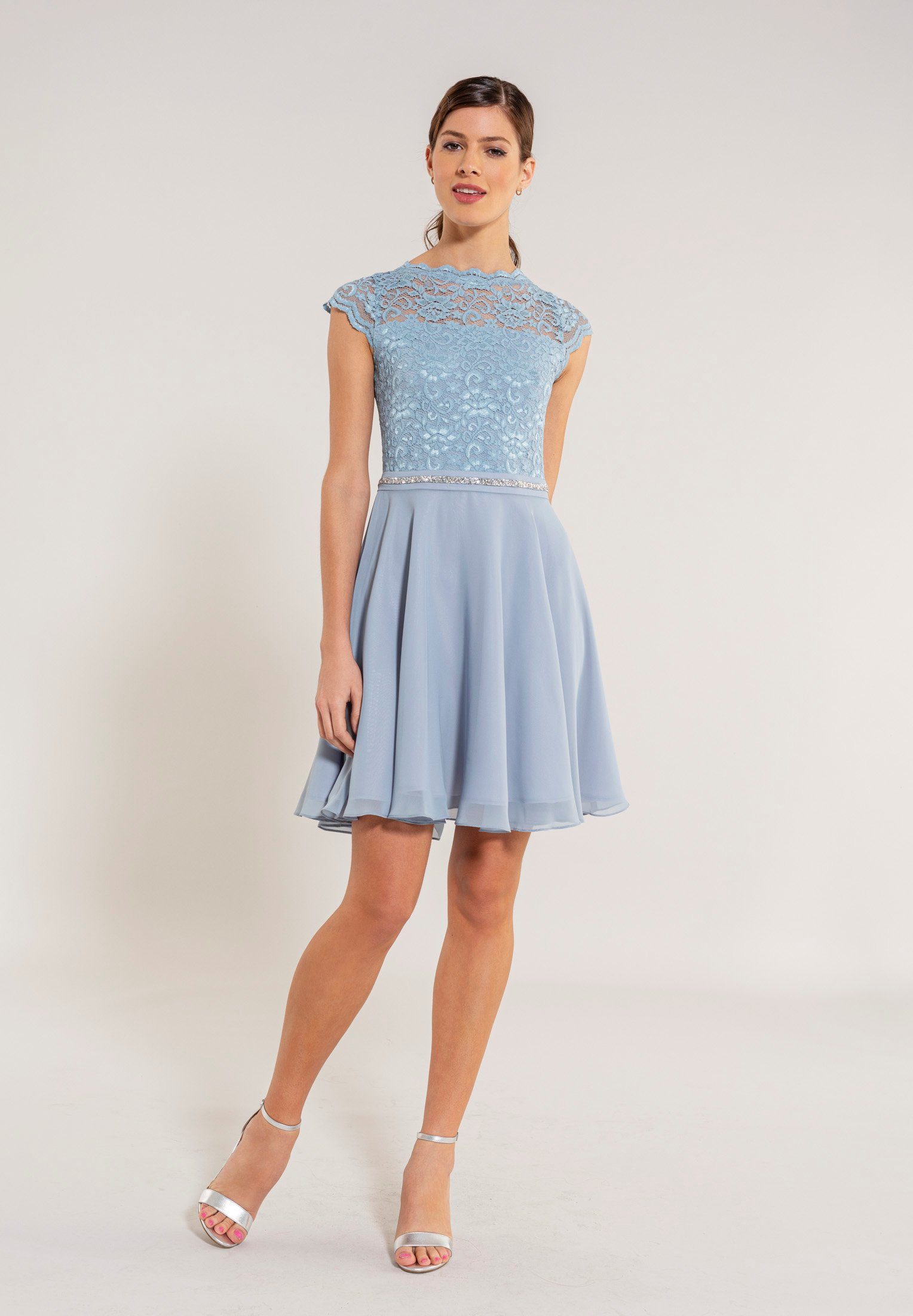 SWING Cocktailkleid Glitzer Gürtel günstig online kaufen