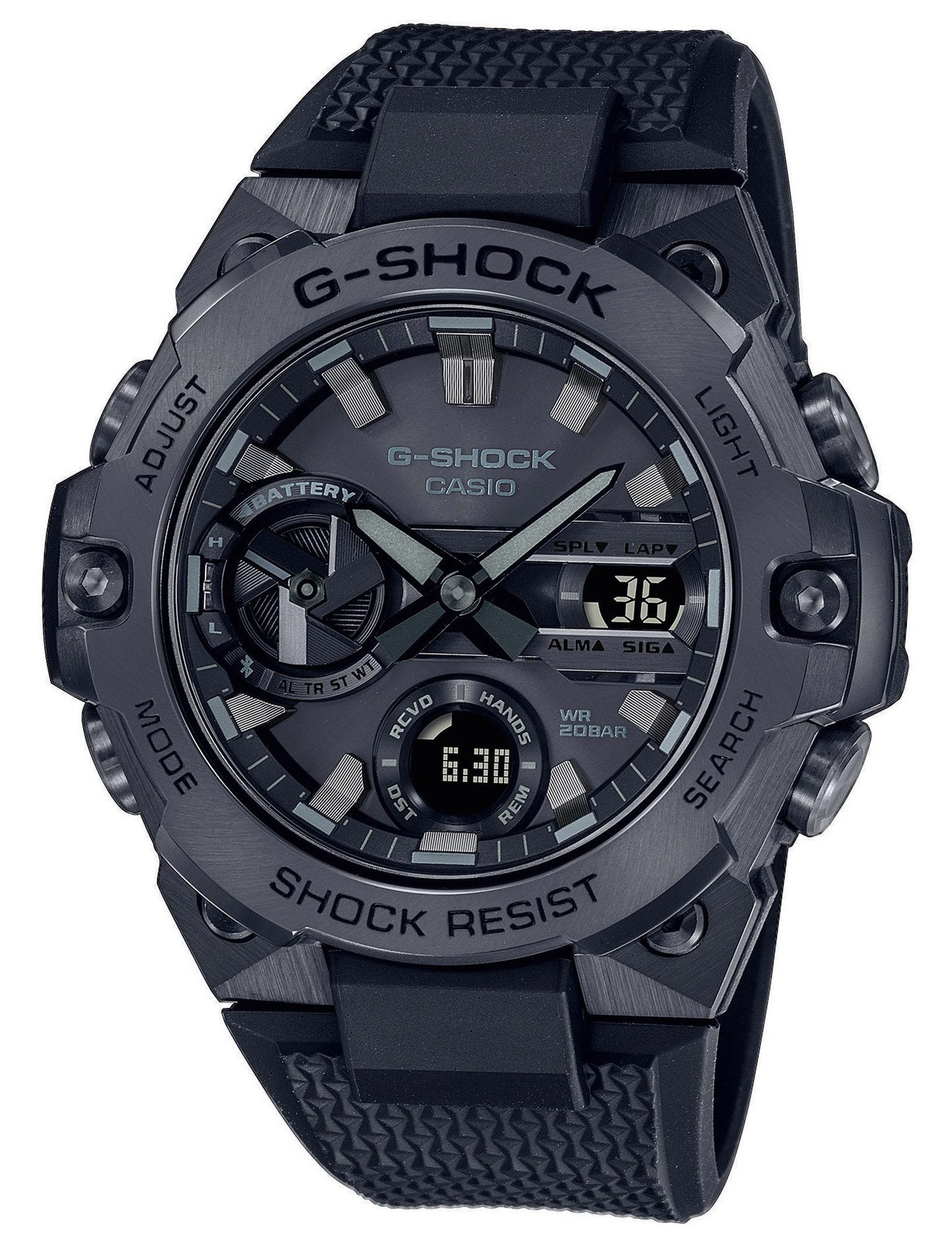 CASIO G-SHOCK Digitaluhr G-Shock G-Steel Herren-Solaruhr Schwarz günstig online kaufen