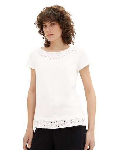 TOM TAILOR T-Shirt whisper white | T-Shirts