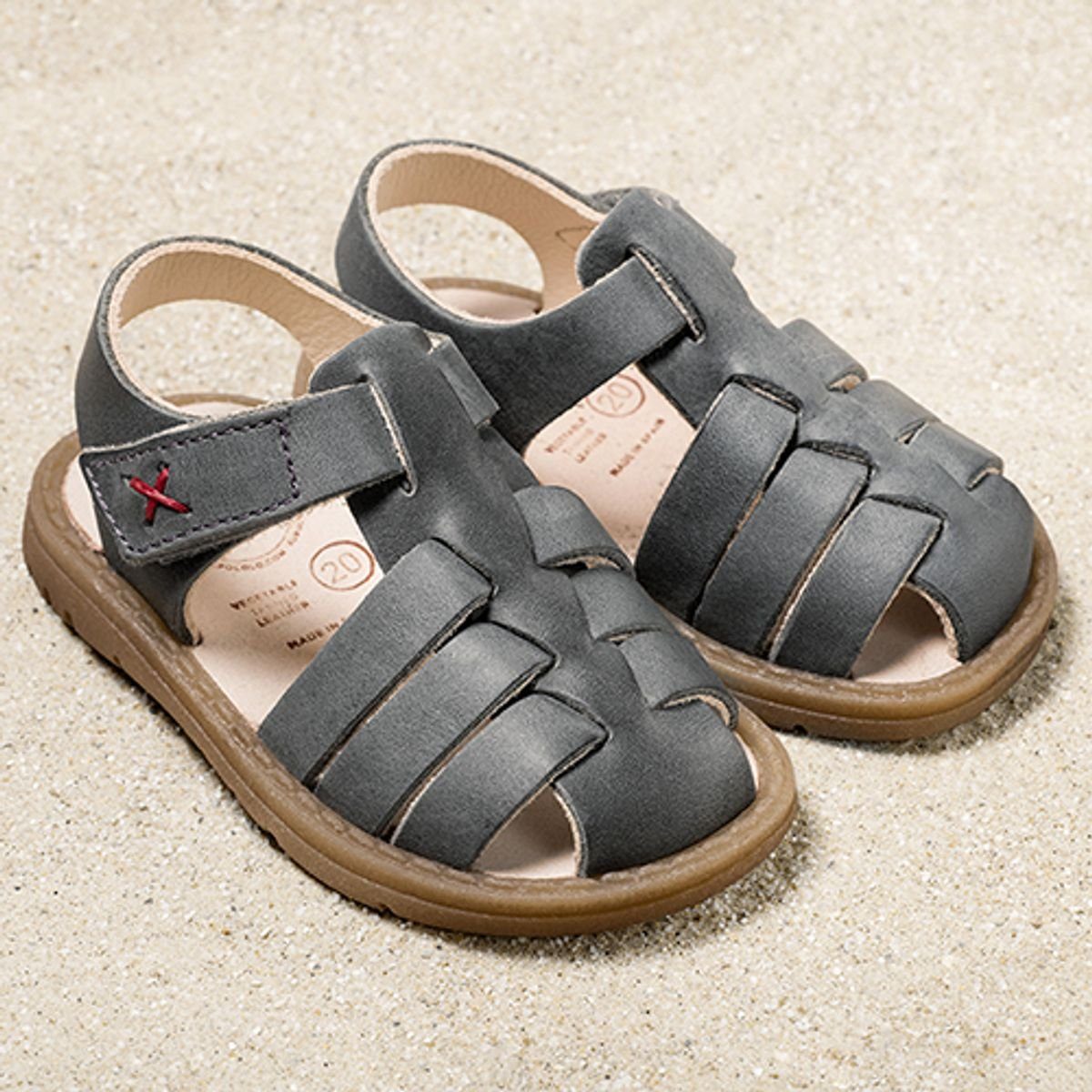 POLOLO Kinderschuhe Fiesta, Unisex Kinder Sandale Allergikerfreundliche Kinderschuhe