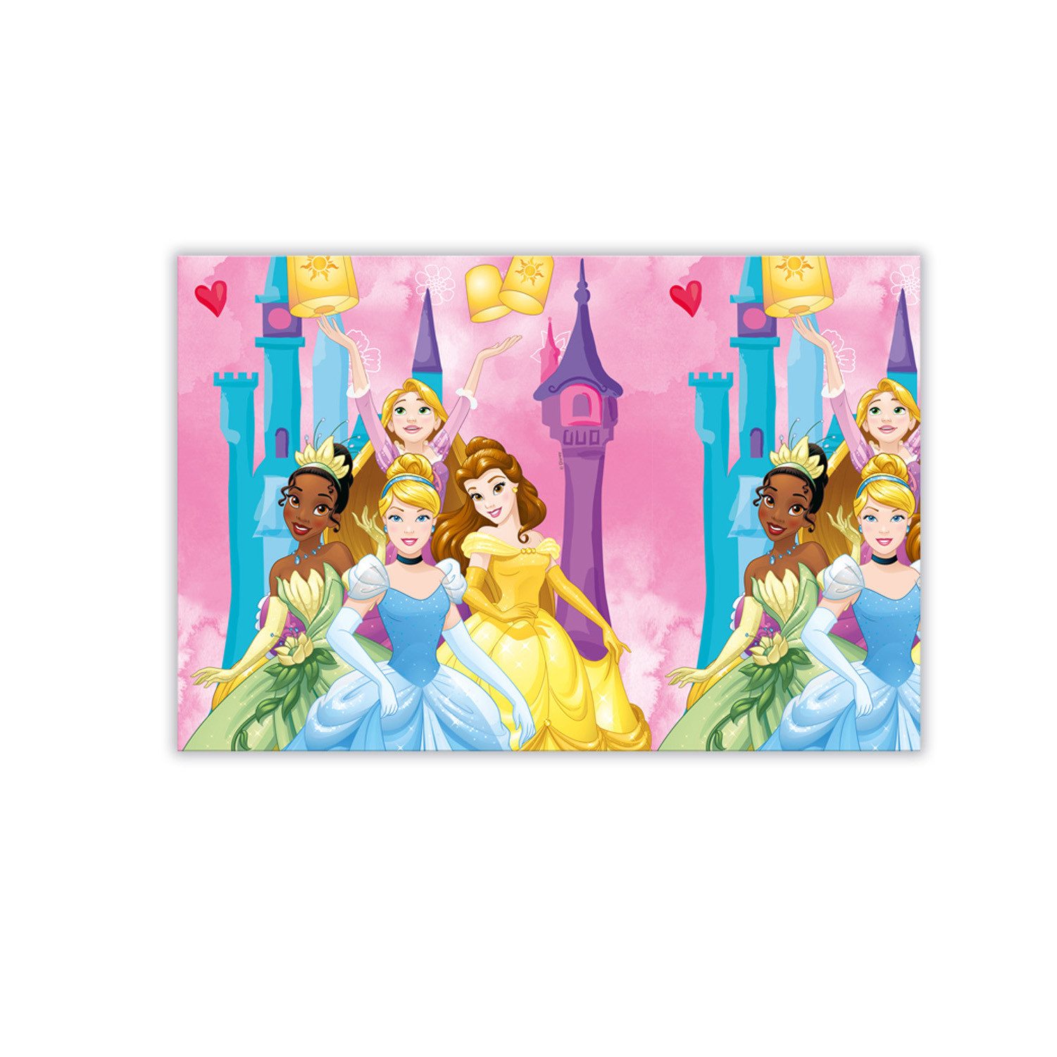 Procos Hängedekoration Tischdecke Disney Prinzessin 120x180 cm, 1 Stück