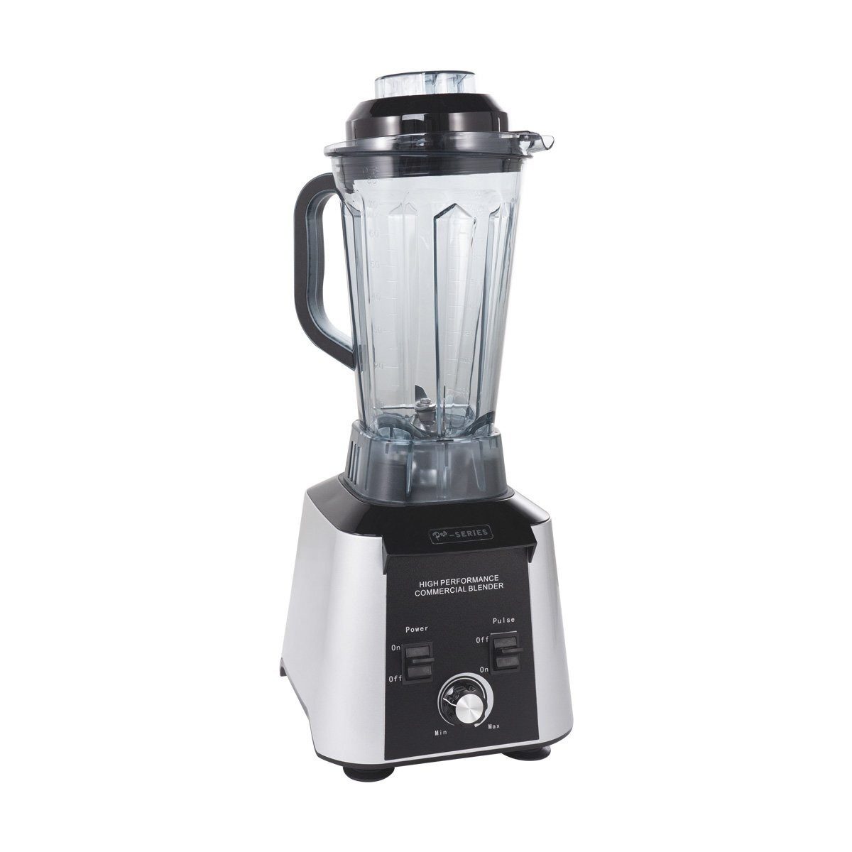 GastroHero Standmixer Blender ECO3 Standmixer 2,5 Liter 30000 U/min Profi, 1680 W, Sechs robuste Klingen, Aluminium-Korpus