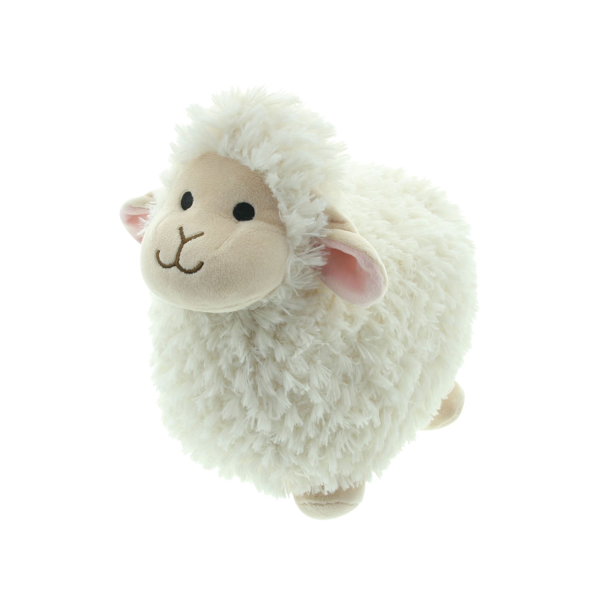 Dekoleidenschaft Dekofigur "Schäfchen" aus Kunstfell, flauschig weich, Deko Schaf für Ostern, Oster-Geschenk, Osterdeko