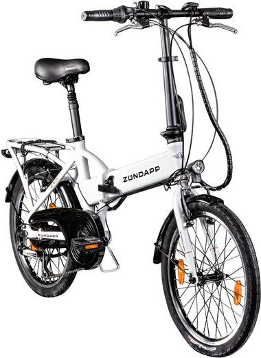 Zündapp E-Bike »Z101«, 6 Gang Shimano Tourney Schaltwerk, Kettenschaltung, Heckmotor 250 W