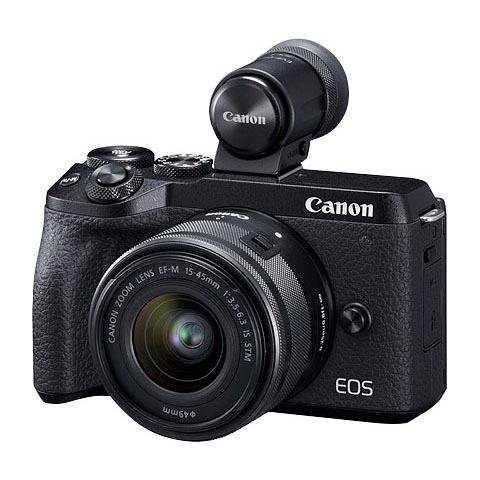 Canon »EOS M6 MarkII EF-M 15-45mm f/3.5-6.3 IS STM Kit« Systemkamera (EF-M 15-45mm f/3.5-6.3 IS STM, 32,5 MP, WLAN (Wi-Fi), Bluetooth)