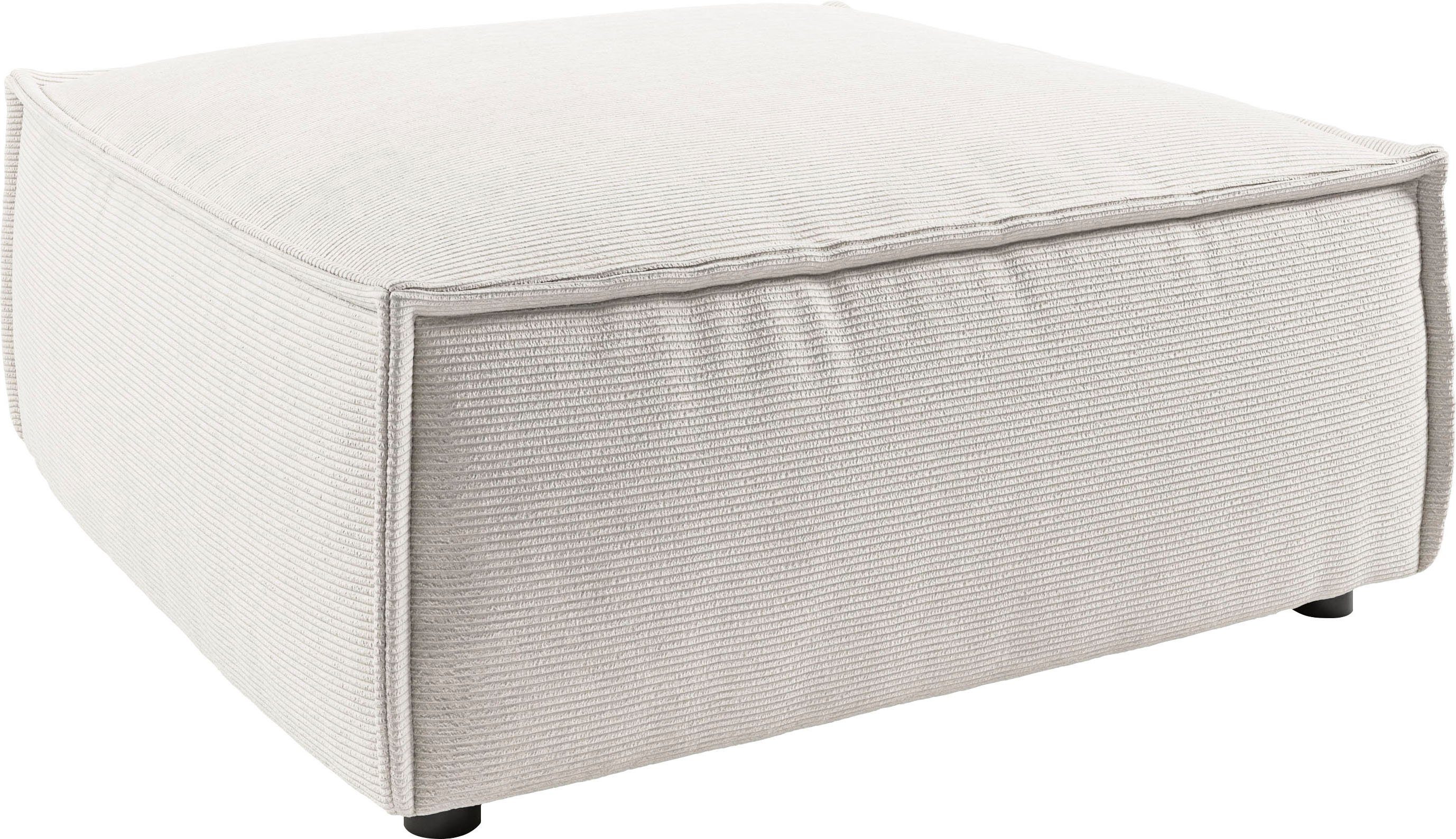 3C Candy Polsterhocker Matteo, passend zu "Matteo", in Cord- und Feincordbezug