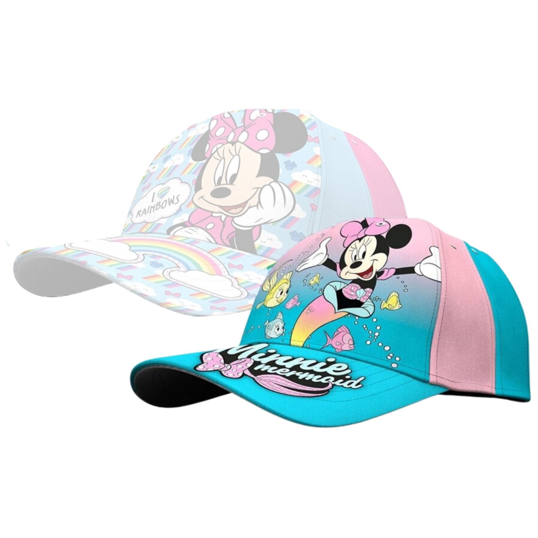 Disney Minnie Mouse Baseball Cap Kappe aus 100% Baumwolle, Stylisch & Bequem
