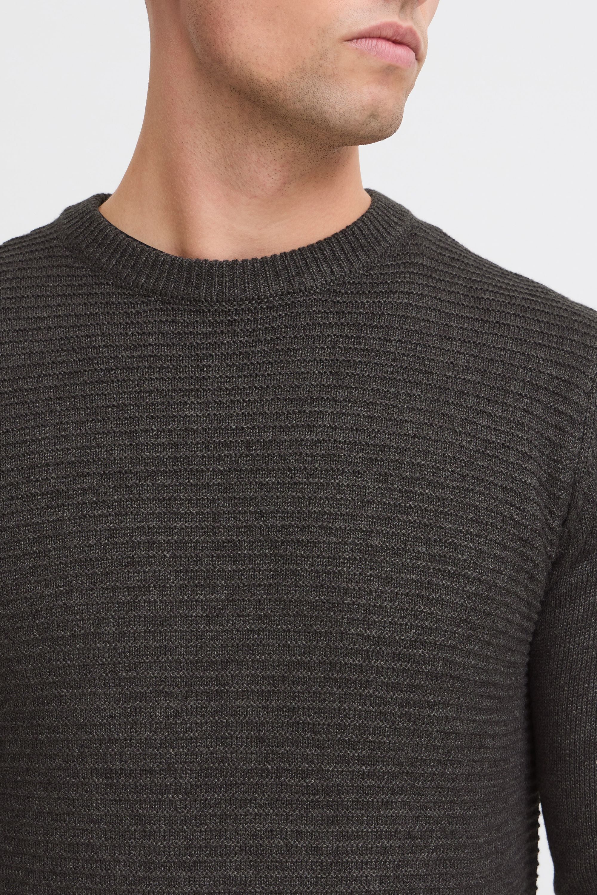 Indicode Strickpullover IDRicardo Strickpulli aus Grobstrick