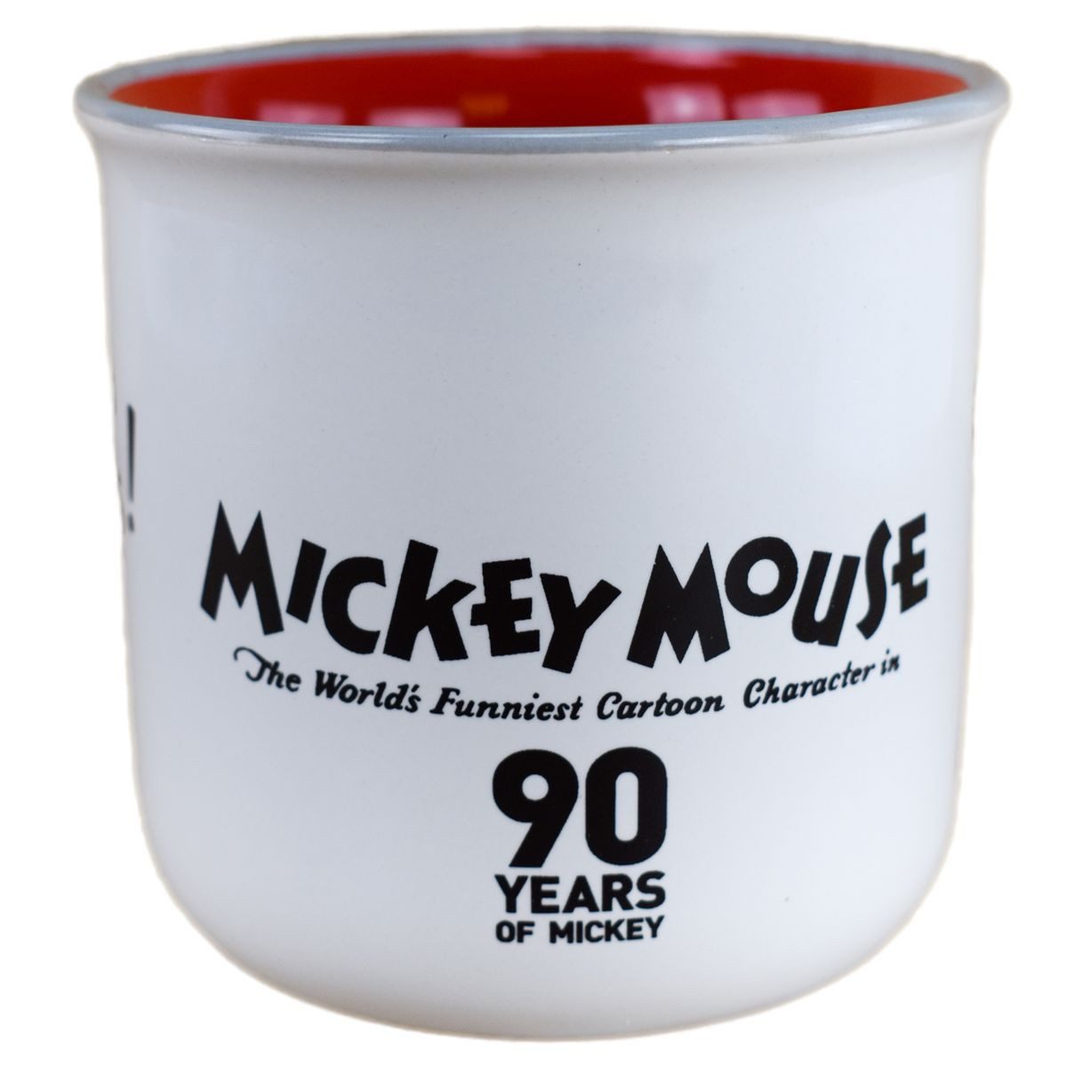 Stor Tasse Disney Mickey Mouse Frühstückstasse 90 Years ca. 400 ml Tasse, 1-tlg., Keramik, authentisches Design