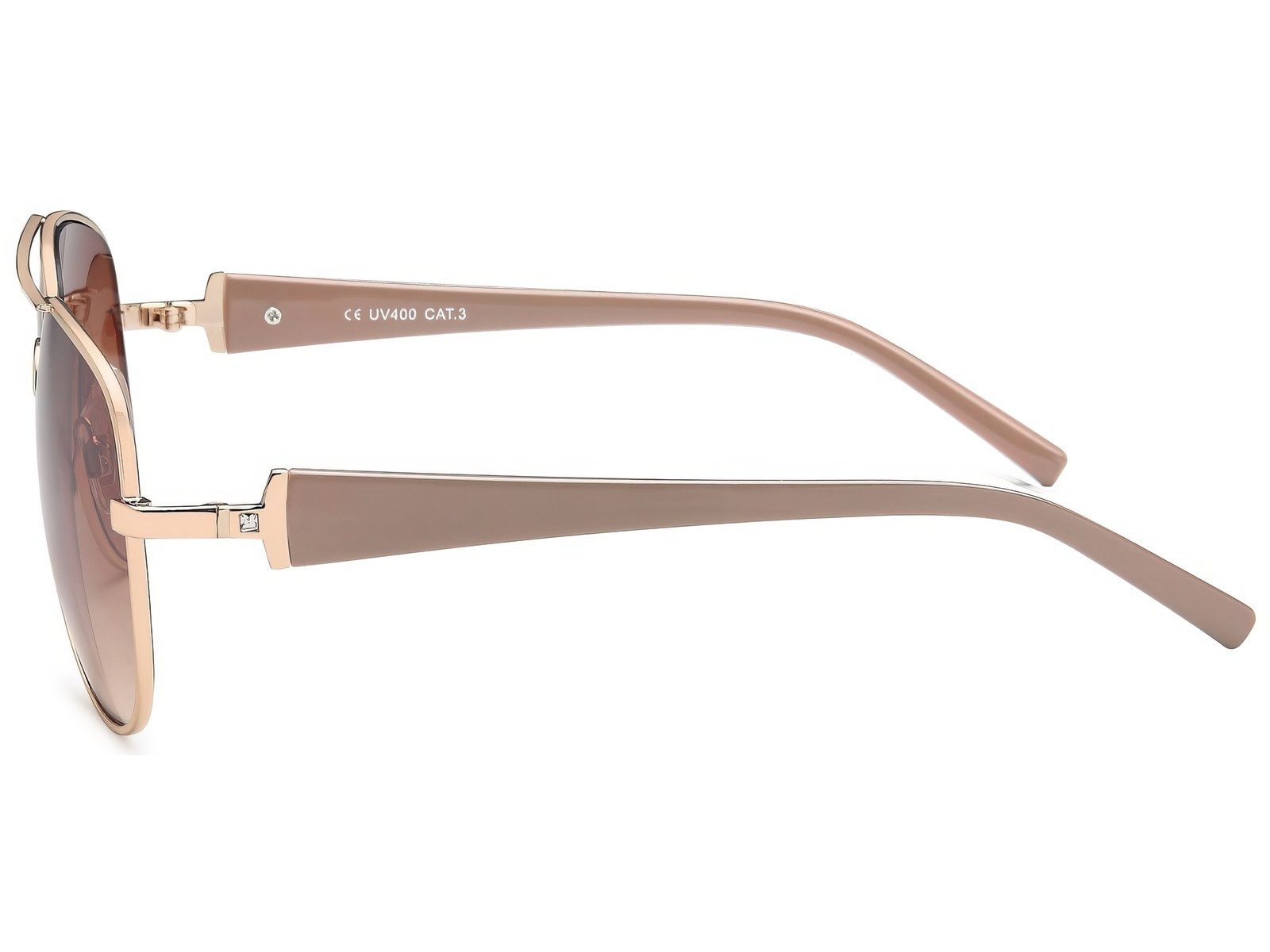 styleBREAKER Sonnenbrille Pilotenbrille mit Strass Edle Fliegerbrille (1-St)
