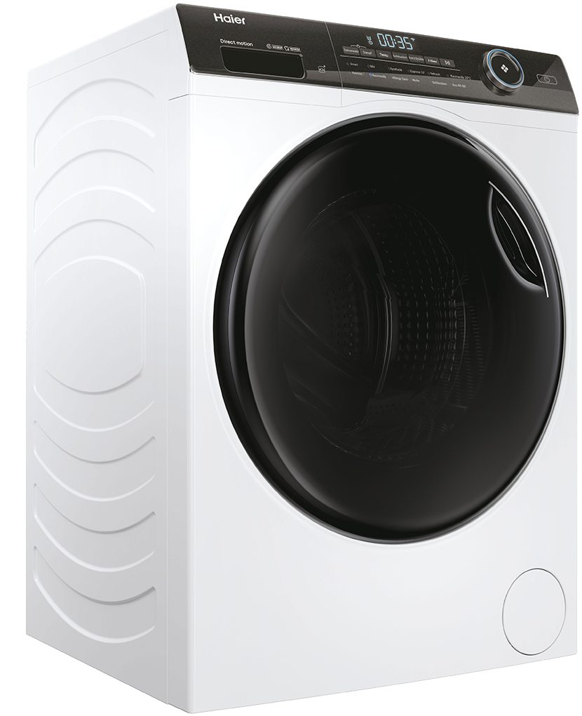 Haier Waschmaschine HW90-B14TEAM5, 9,00 kg, 1400 U/min, Smart hOn App,  i-Time, Refres