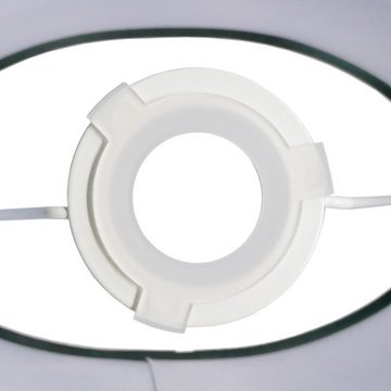 B&S Lampenschirm Lampenschirm klein Stoff E14 / E27 Fassung schwarz oval H 15 cm