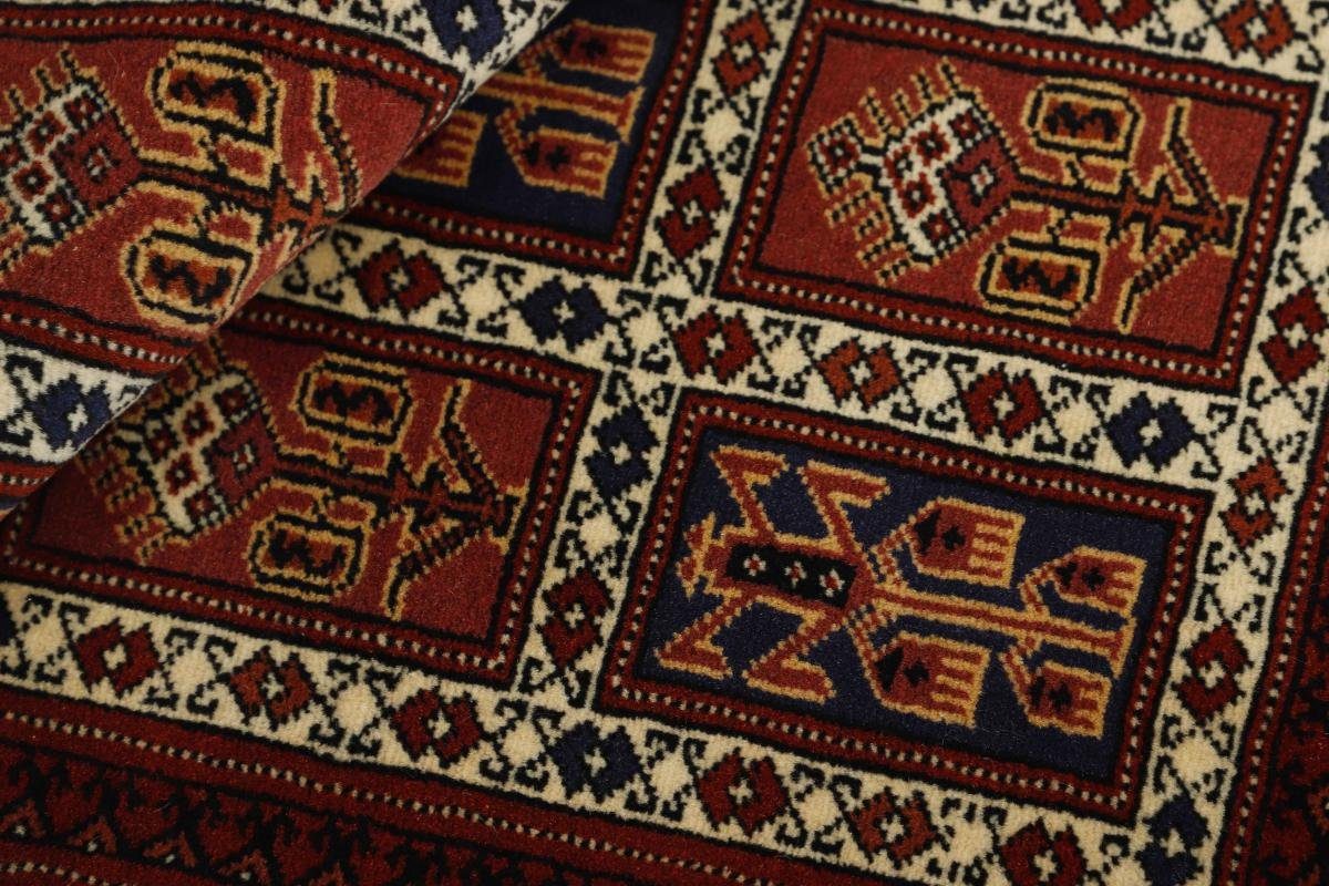 Handgeknüpfter Orientteppich Perserteppich, mm Orientteppich / Trading, Turkaman rechteckig, 6 Nain 83x123 Höhe: