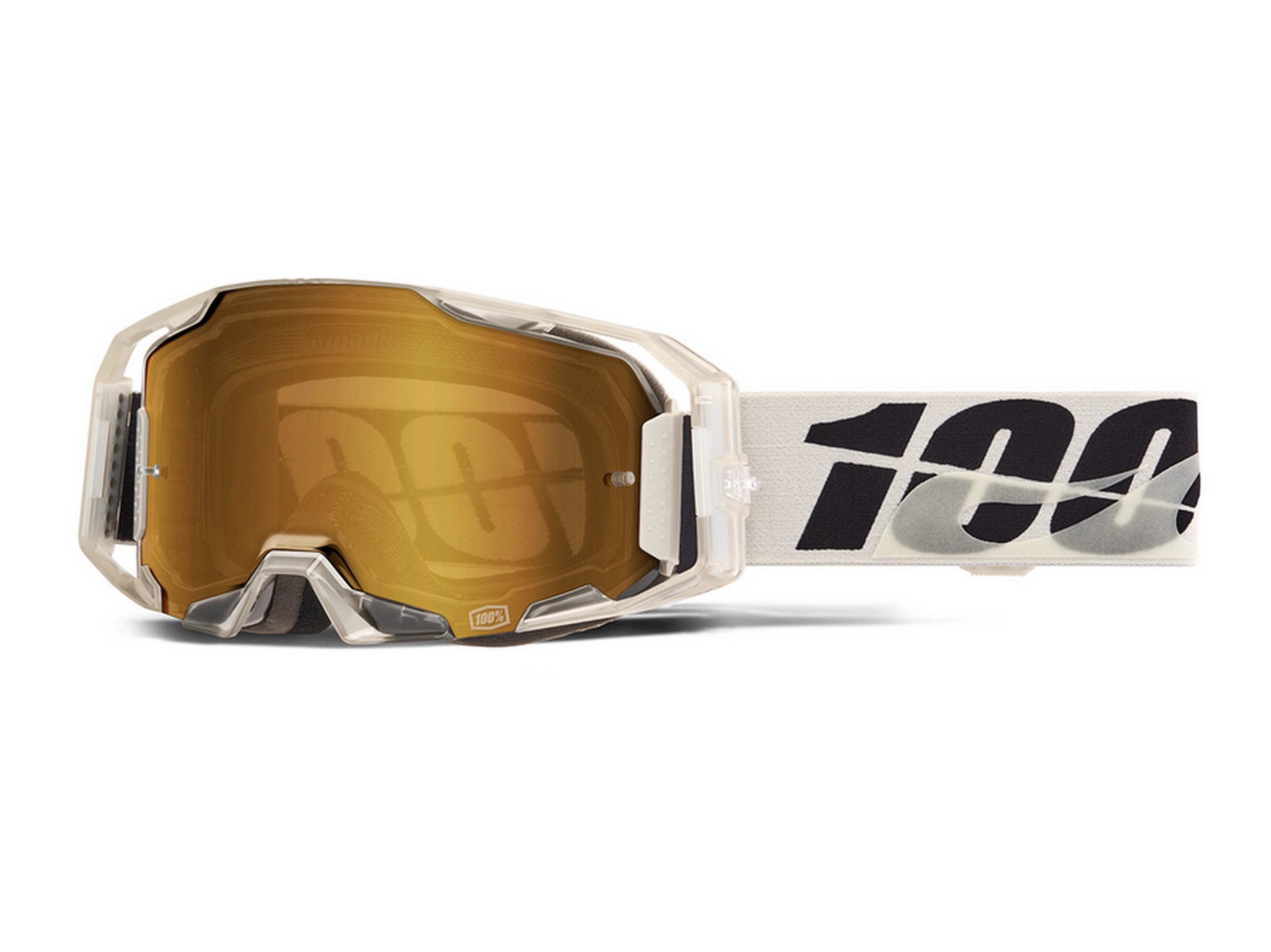 100% Fahrradbrille, MX-Brille Goggle ARmatic - Mirror Lens