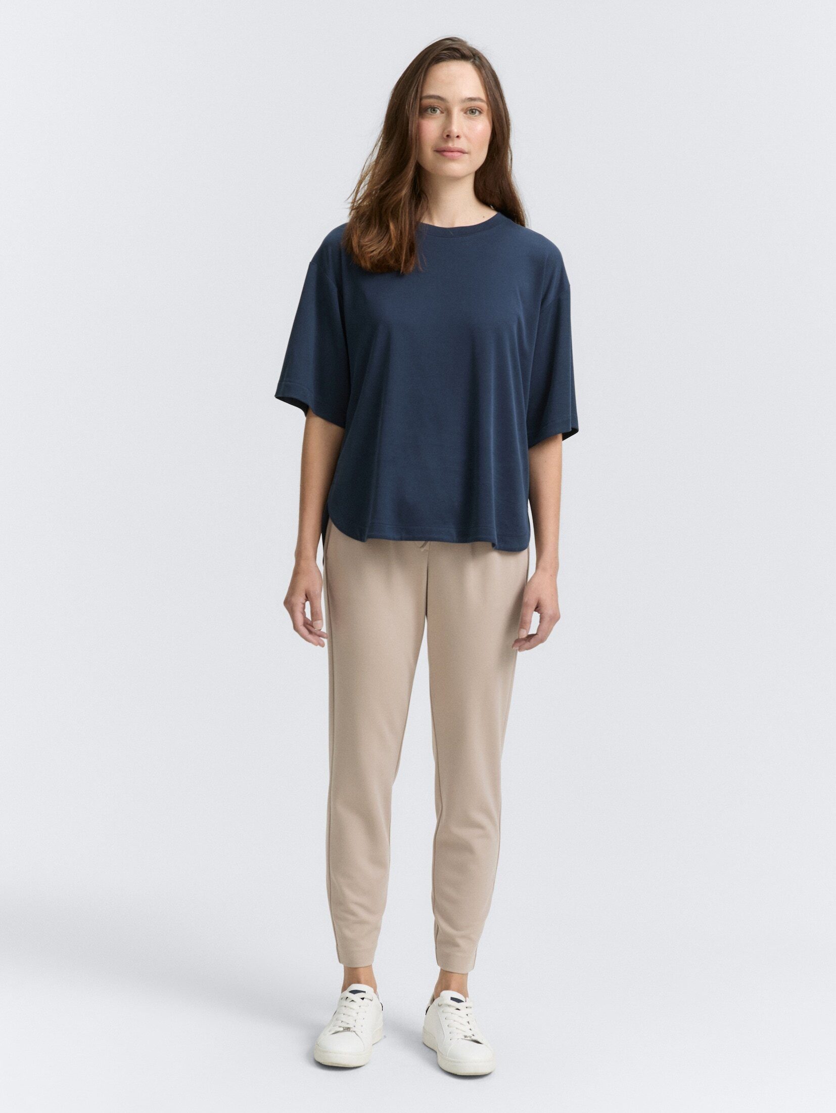 TOM TAILOR 7/8-Hose Loose Fit Stoffhose günstig online kaufen