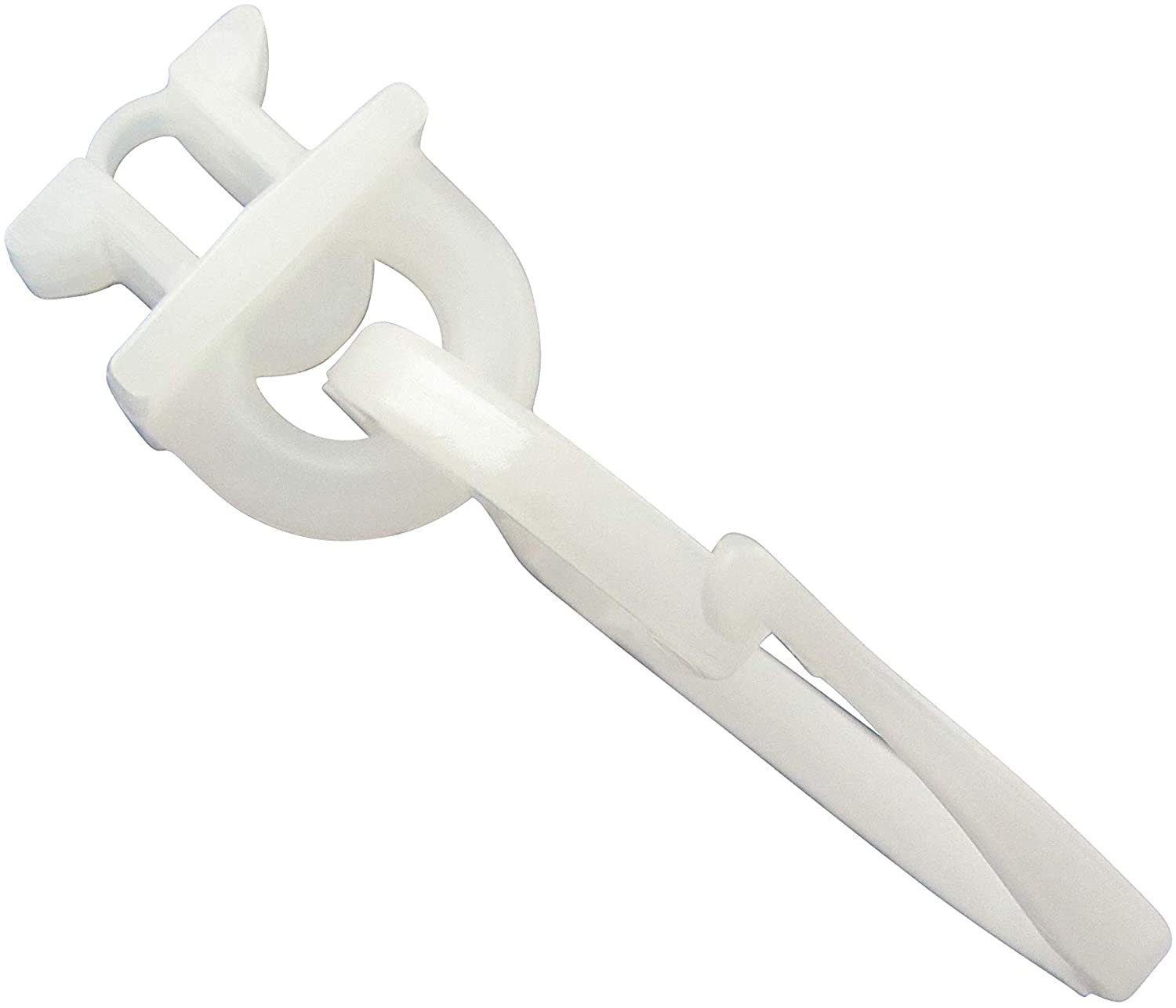 rewagi Gardinengleiter Drehgleiter für Innenlaufkanal, Gardinengleiter, Faltengleiter, Gardinenschiene, Gardinen, Vorhänge, Seitenschals, Innenlaufsystem, (Laufnut / Spurbreite 6 mm), Verkaufseinheit: 25, 50, 100, 200 Stück