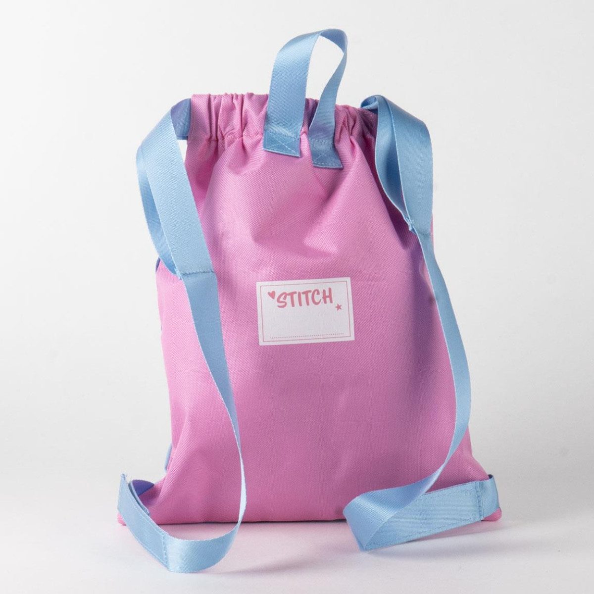 Lilo & Stitch Turnbeutel Kinder 24 × 32 cm leichte Tasche mit Fan Motiv für unterwegs (1-tlg) – Bild 2 von 5