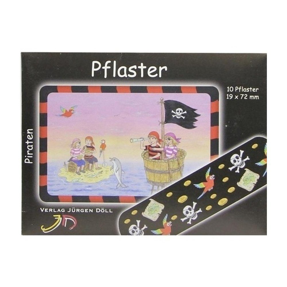 Axisis GmbH Wundpflaster KINDERPFLASTER Piraten Briefchen, 10 St