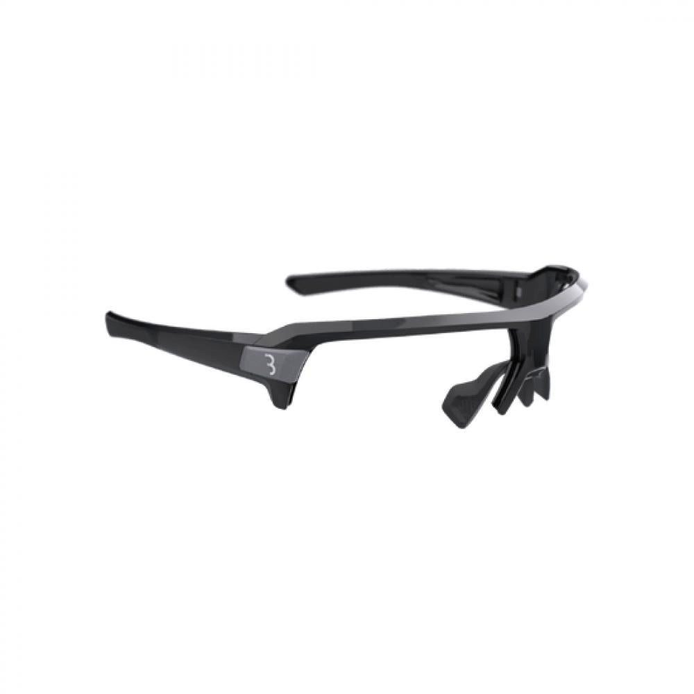 BBB Fahrradbrille Brillenrahmen Impulse mit nasenbruecke schwarz glanz