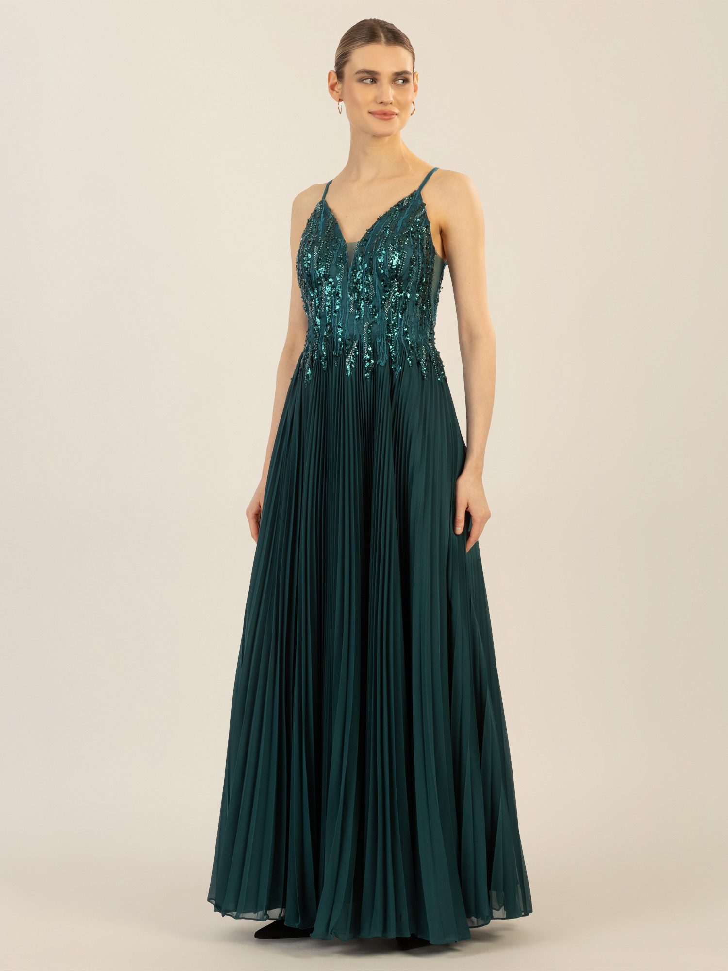 Apart Abendkleid mit Chiffon und aufwendiger günstig online kaufen