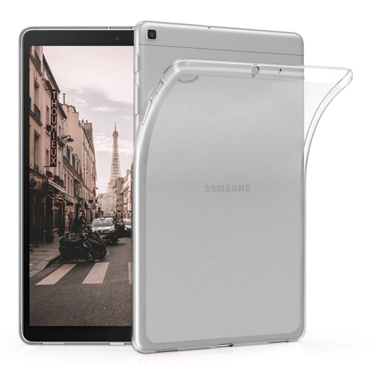 kwmobile Tablet-Hülle, Hülle kompatibel mit Samsung Galaxy Tab A 10.1  (2019) - Silikon Case transparent - Tablet Cover Tablethülle gummiert  online kaufen | OTTO