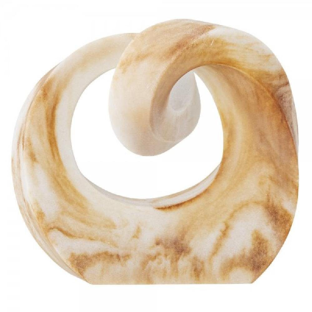 Polyresin Bloomingville Deko-Figur Braun Swirl Skulptur