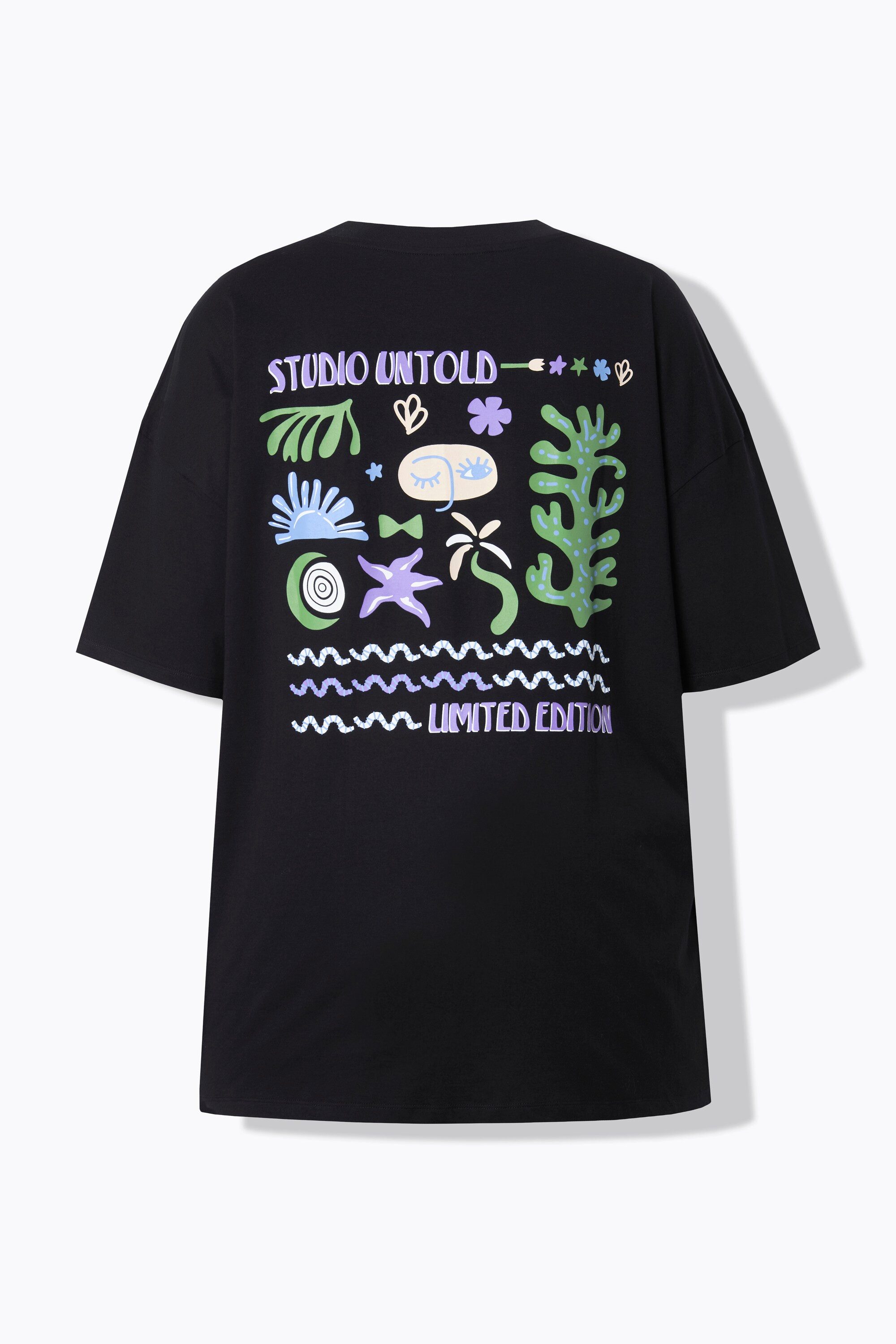 Studio Untold T-Shirt T-Shirt Oversize Shape Prints vorne und hinten