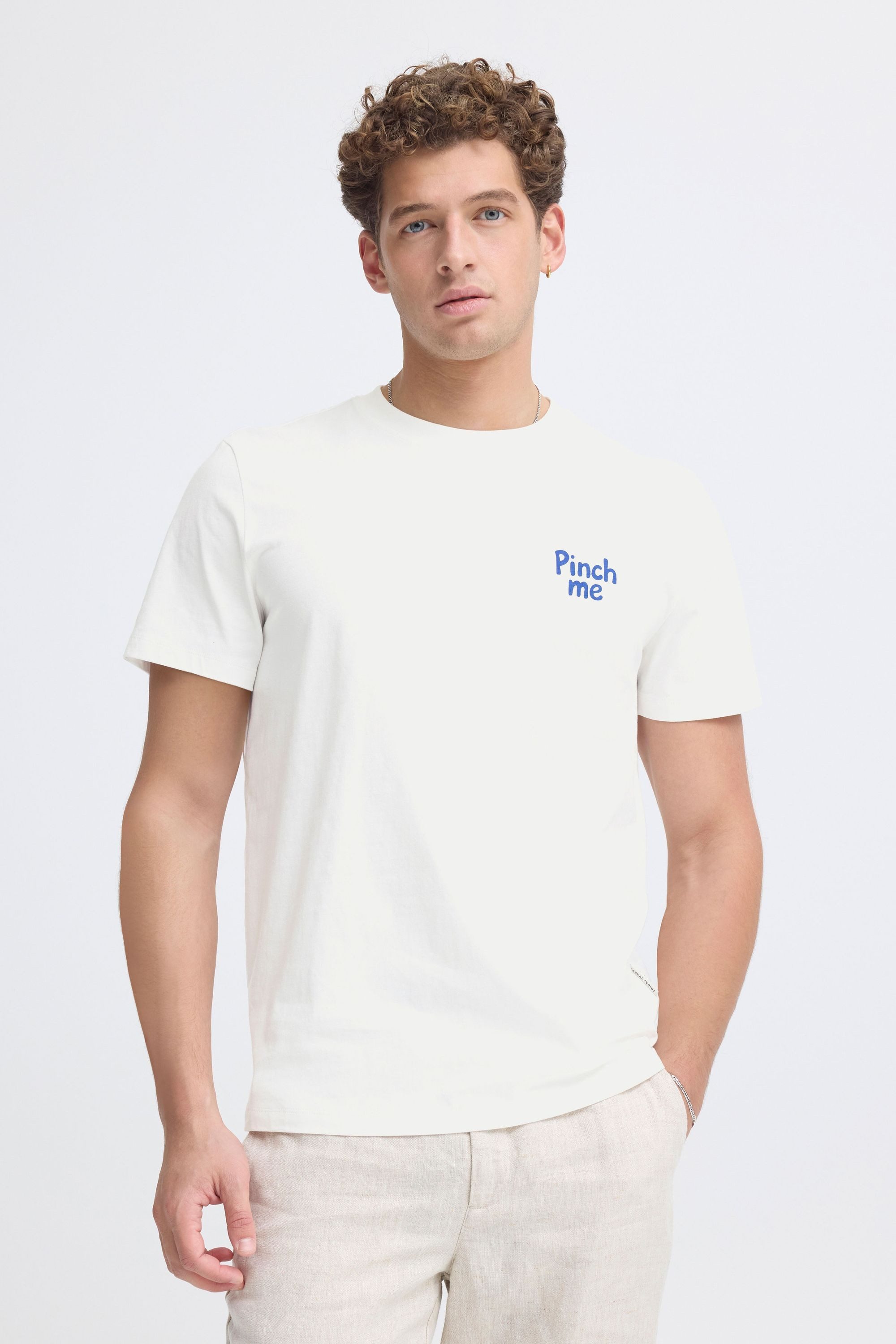 Casual Friday Rundhalsshirt CFOksvoll Klassisches T-Shirt mit Backprint