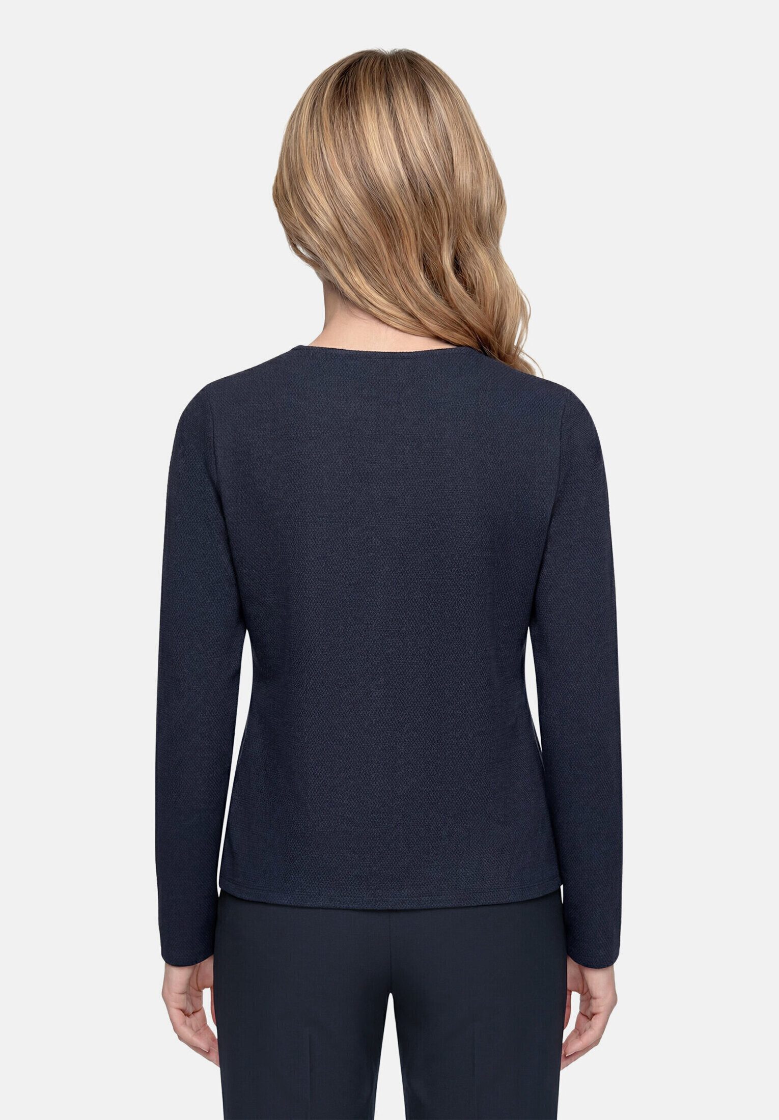 Betty Barclay Sweatjacke Damen mit Struktur Materialmix