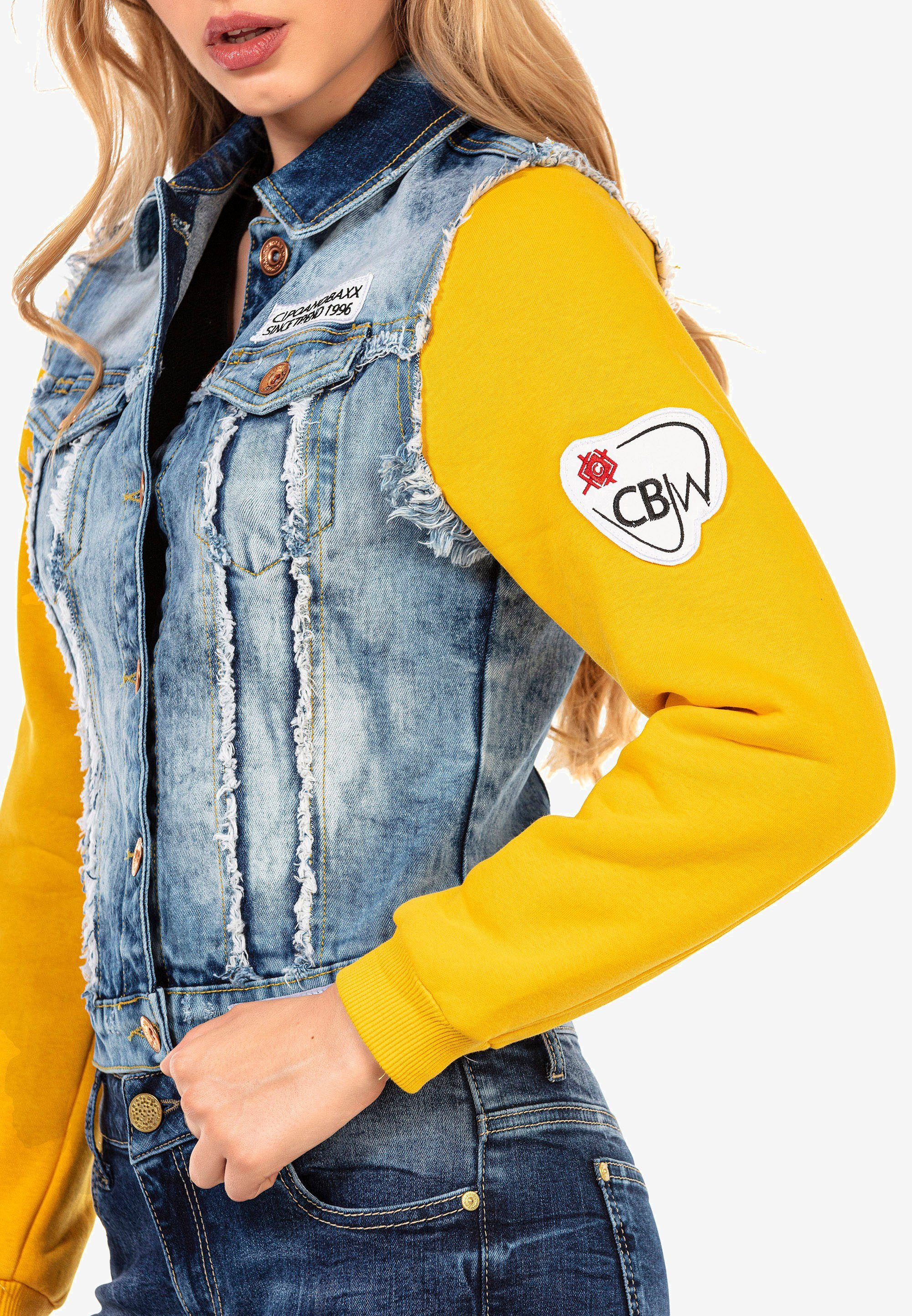 sportlichen Cipo Look Jeansjacke im Baxx &