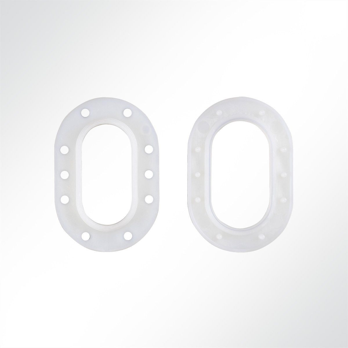 LYSEL® Ösengleiter Ovalöse 40x21mm, Kunststoff, (1-St), 40 x 21 mm [L x B]