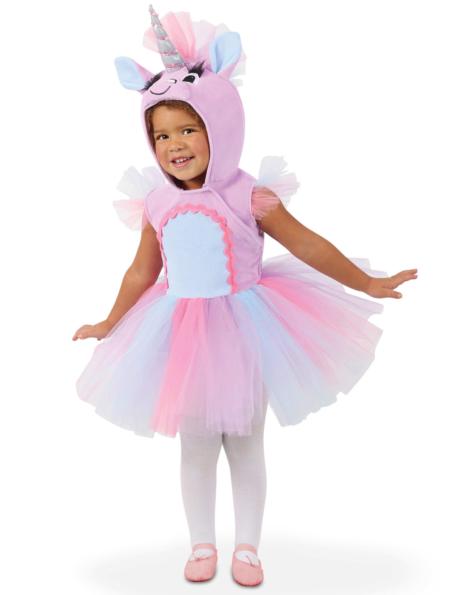 Kostüm Einhorn-Kostüm für Babys Faschingskostüm rosa-weiss