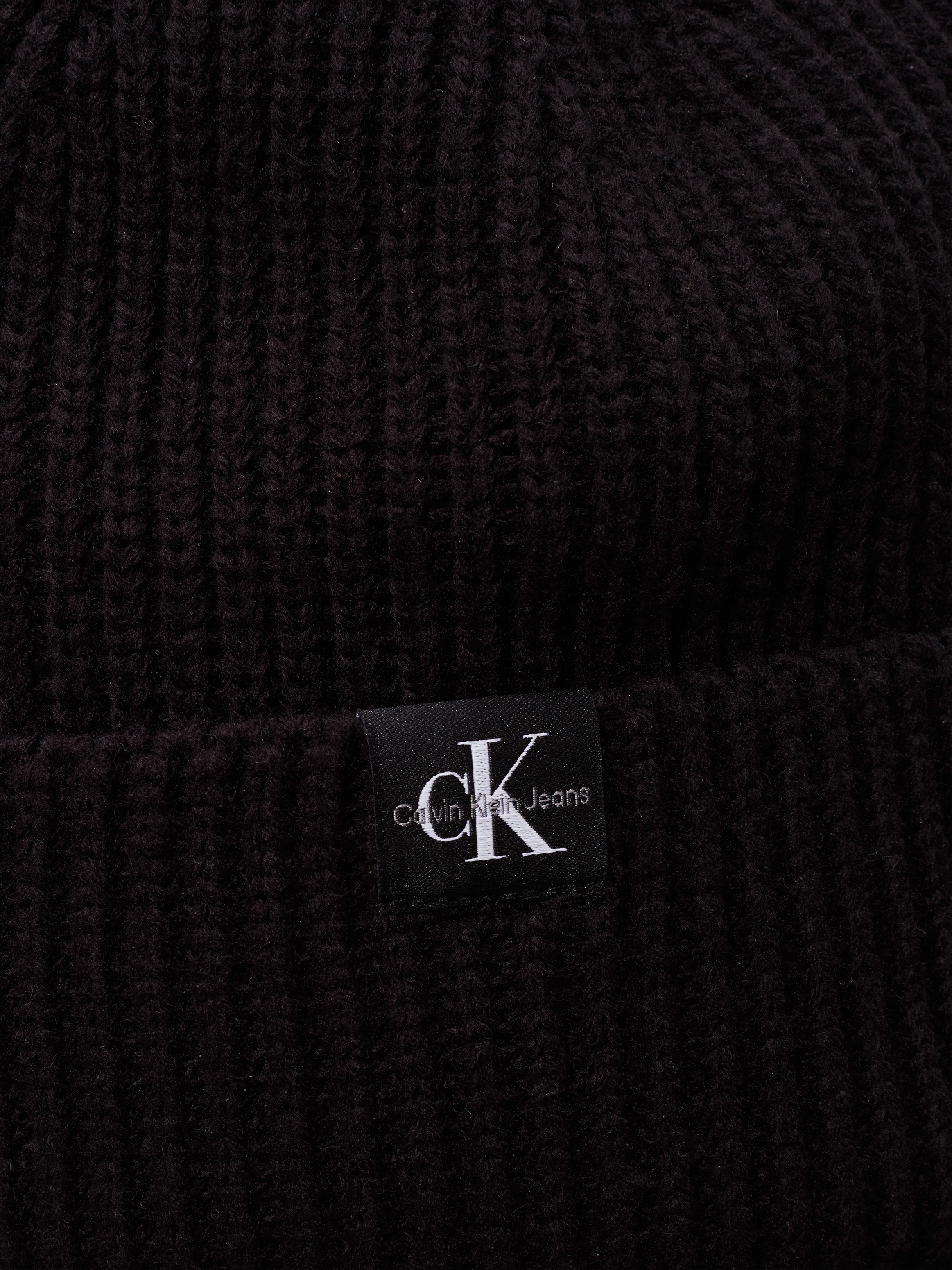 Calvin Klein Jeans beanie with monogram label