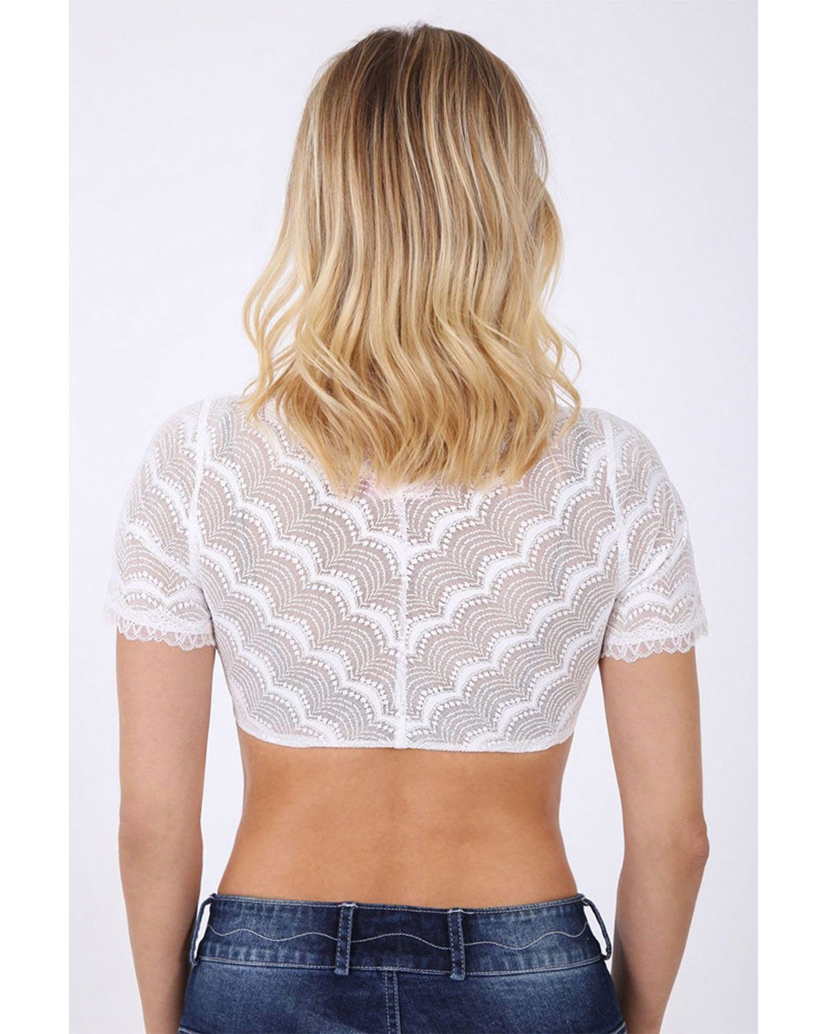 Krüger Madl Dirndlbluse Krüger MADL Damen Dirndlbluse 'Diane' 312361 - Ecr – Bild 2 von 3