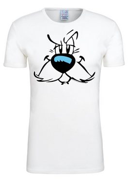 LOGOSHIRT T-Shirt Asterix - Idefix Gesicht mit lizenziertem Originaldesign