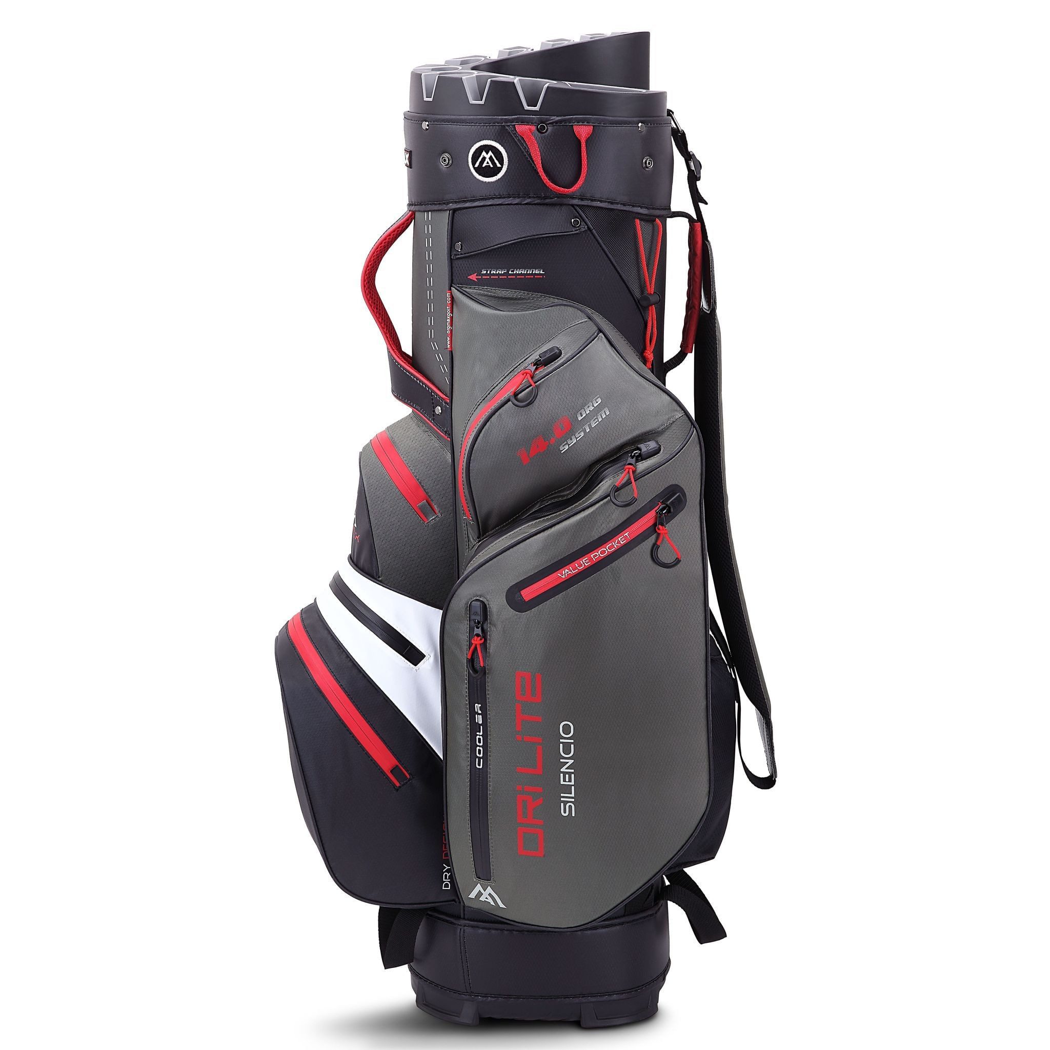BIG MAX Sporttasche BIG MAX Dri Lite Silencio 2 Cartbag - Wasserabweisende Golftasche