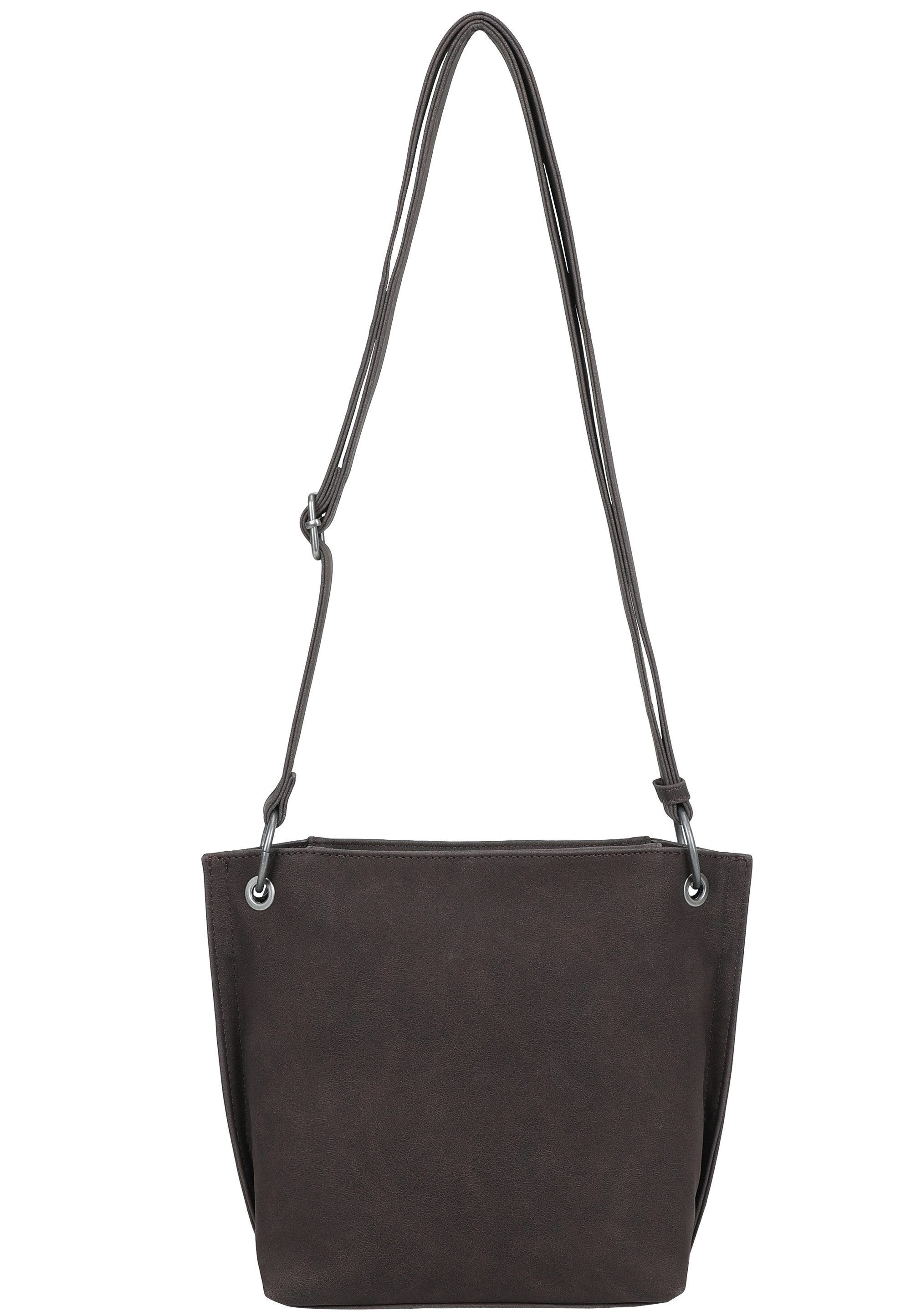 Fritzi aus Preußen Schultertasche Fritzi03 Limited Happy Flocked Jive Soft Berry, mit moderner Flockung