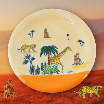 Mila Teller Mila Keramik-Teller Africa-Hideaway, (1 St)