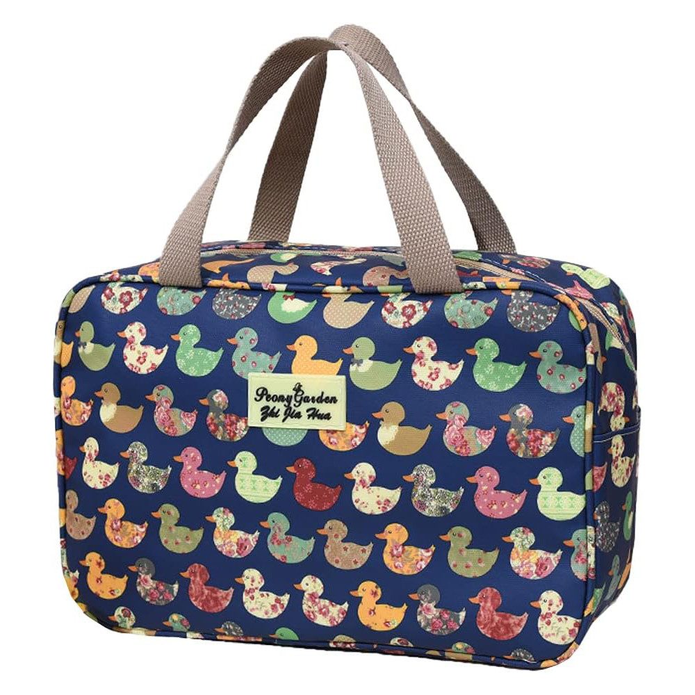 Coonoor Kulturbeutel Volle Größe Reise Kosmetiktasche Make-up Taschen Organizer, Groß Waschtasche Make up Tasche mit Griff für Zubehör