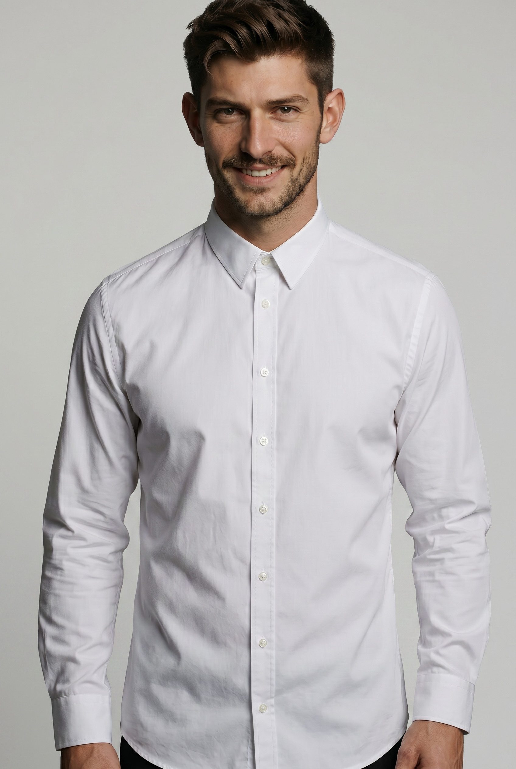 Langarmhemd SLHSLIMVICTOR SHIRT LS CLASSIC D