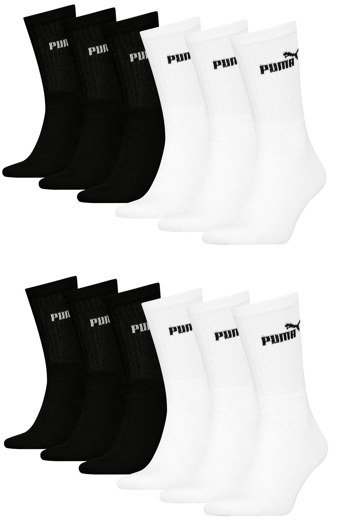 PUMA Sportsocken PUMA Unisex Crew Tennissocken Sportsocken für Damen Herren 12 Paar (12-Paar)