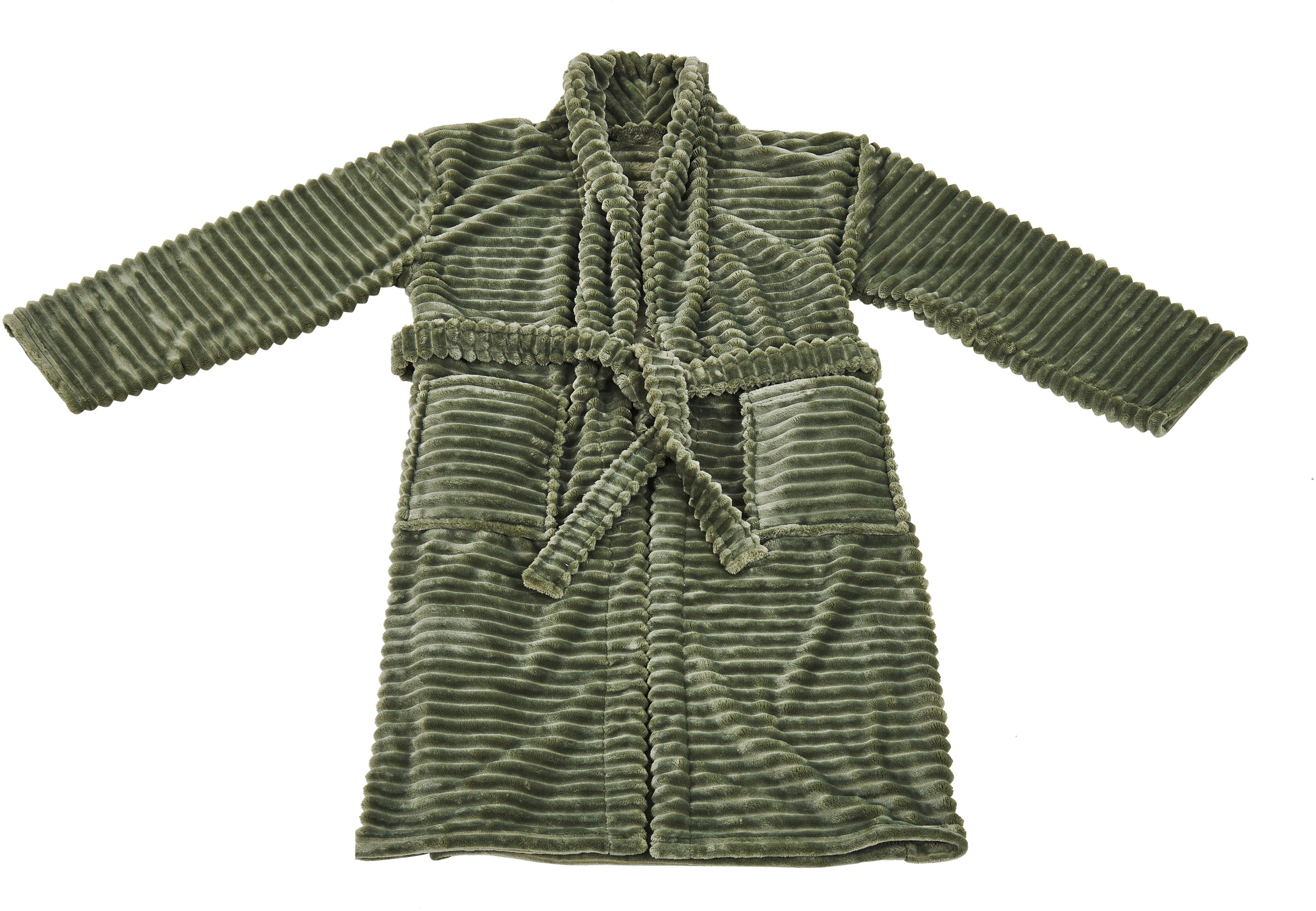 done.® Bademantel, Langform, Flanell, Kapuze, Gürtel günstig online kaufen